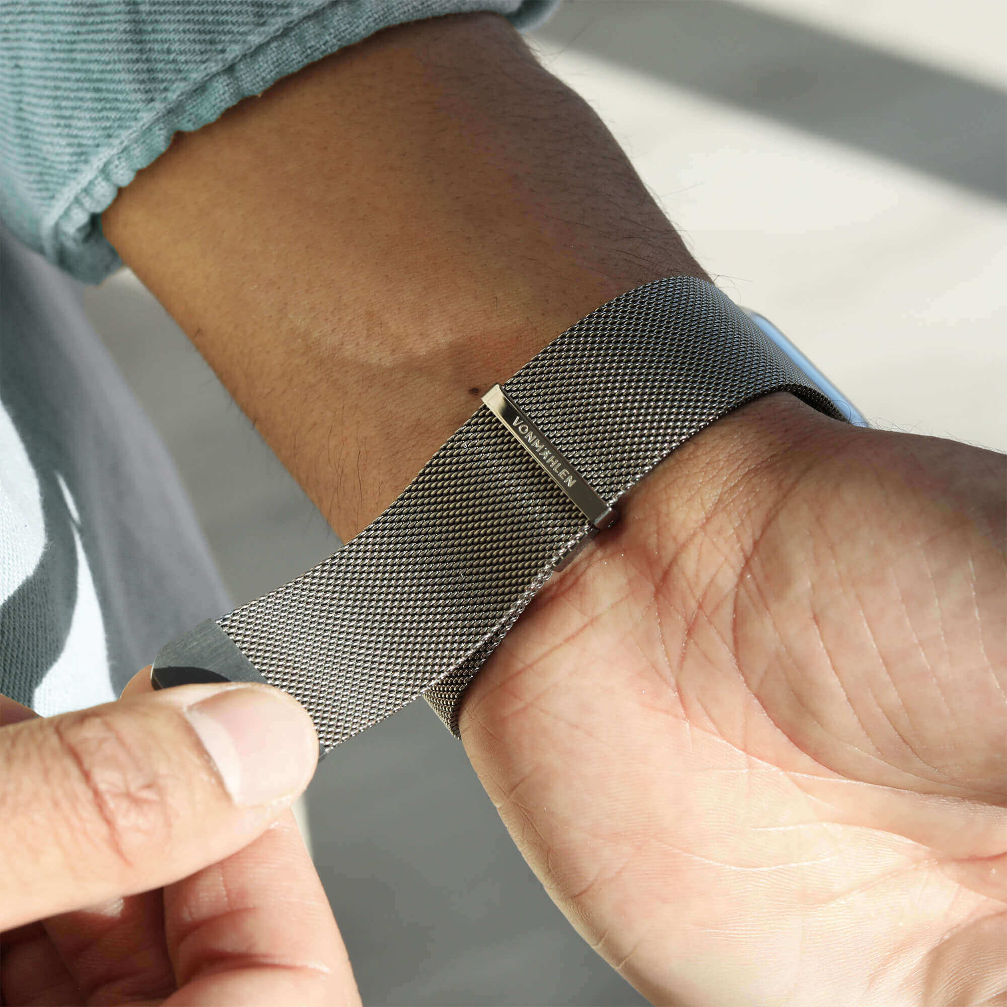 Vonmählen Watch Milanese Loop 2 Silver - Case Size 1