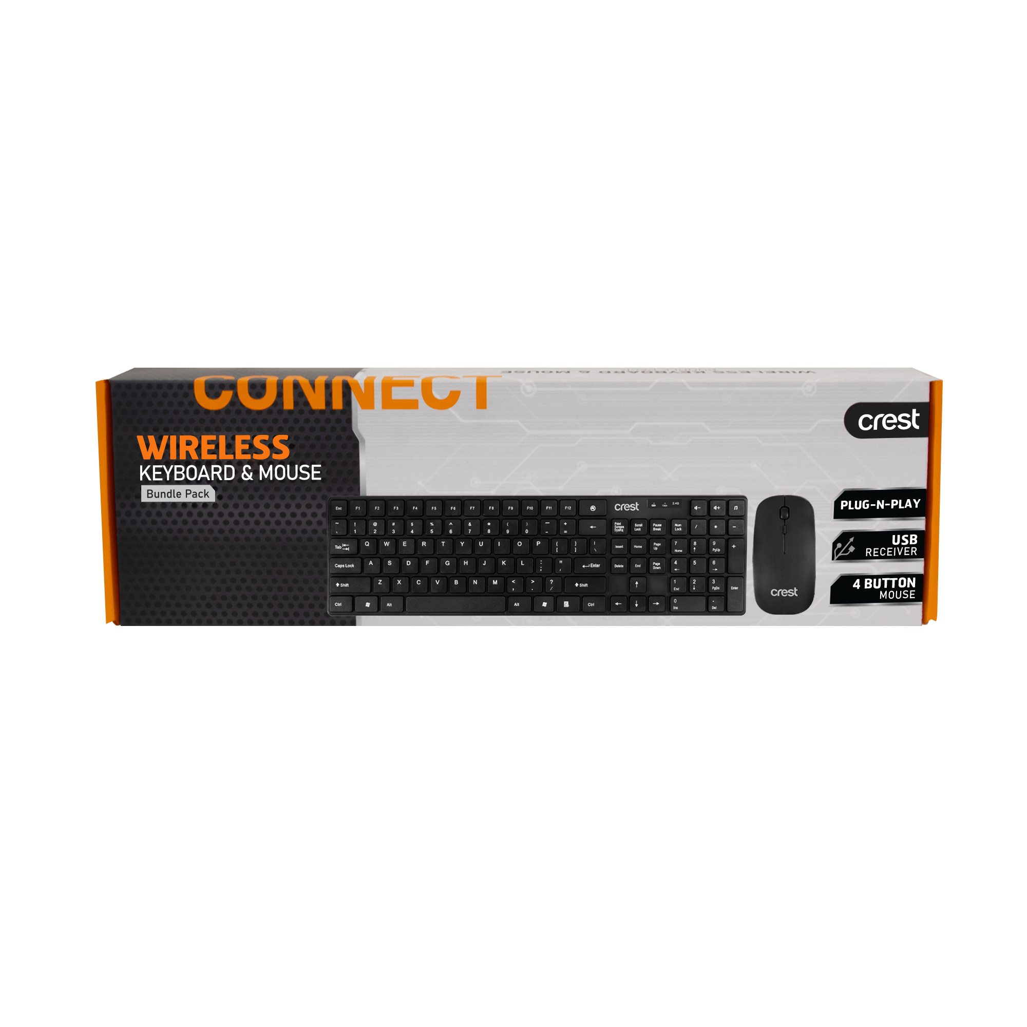 Wireless Keyboard And Mouse Bundle