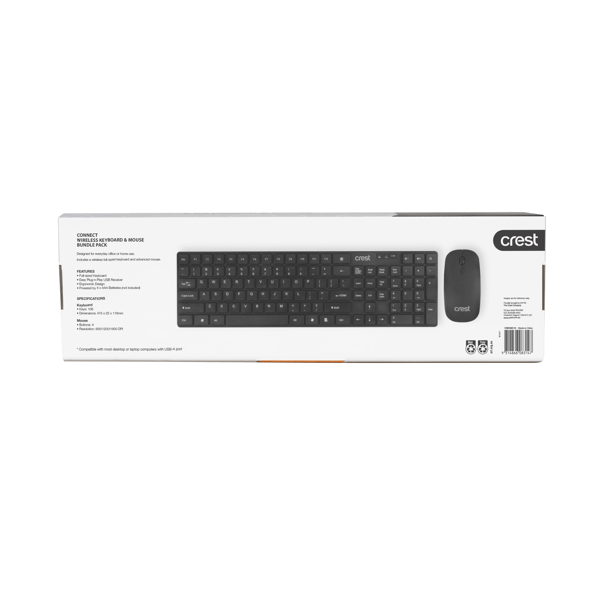 Wireless Keyboard And Mouse Bundle
