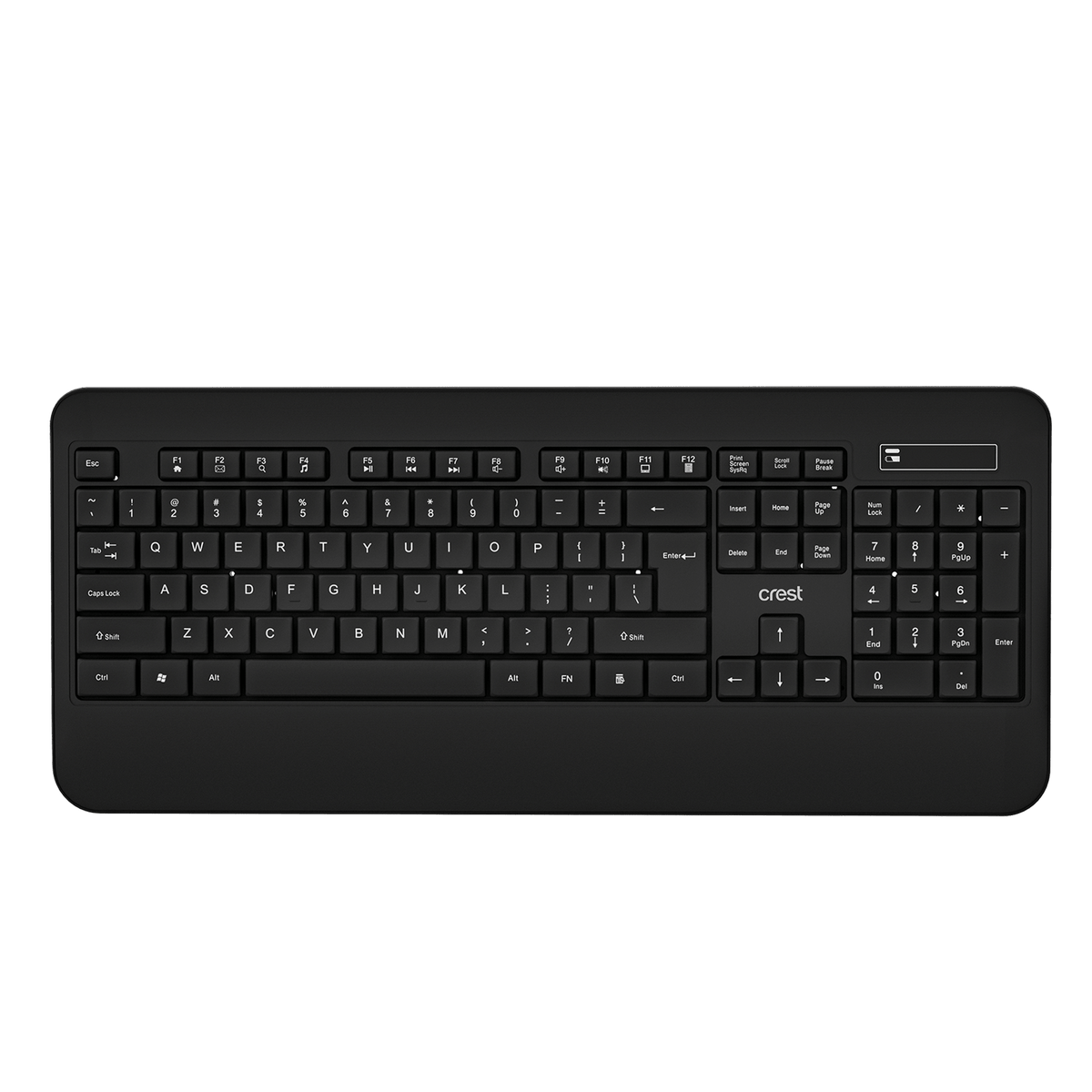 Wireless Keyboard and Mouse Combo Black