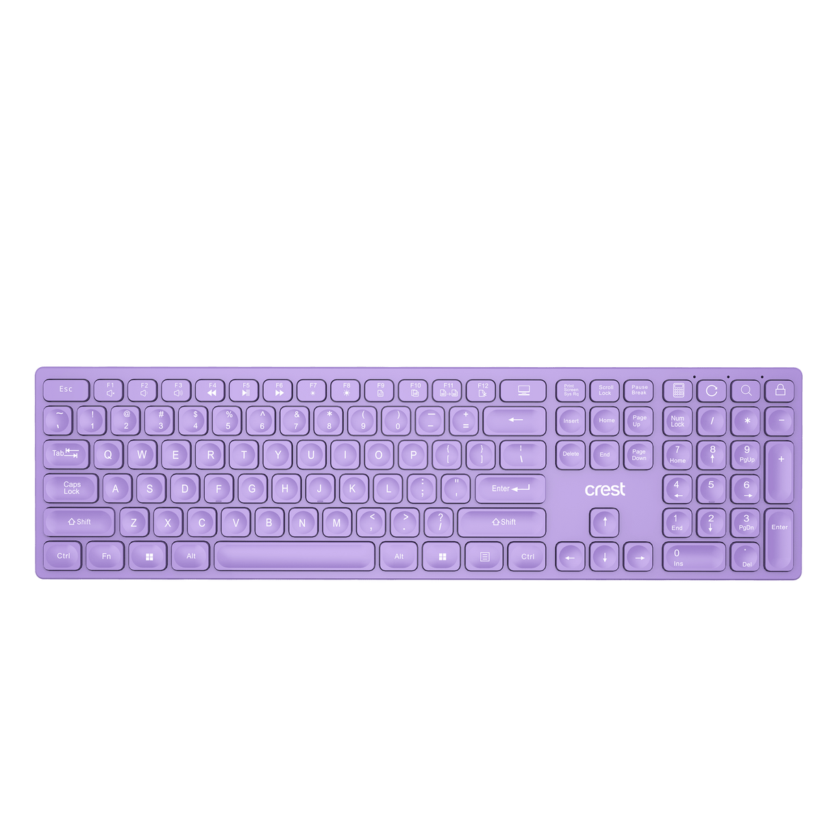 3 in 1 Wireless Keyboard Combo Lavender
