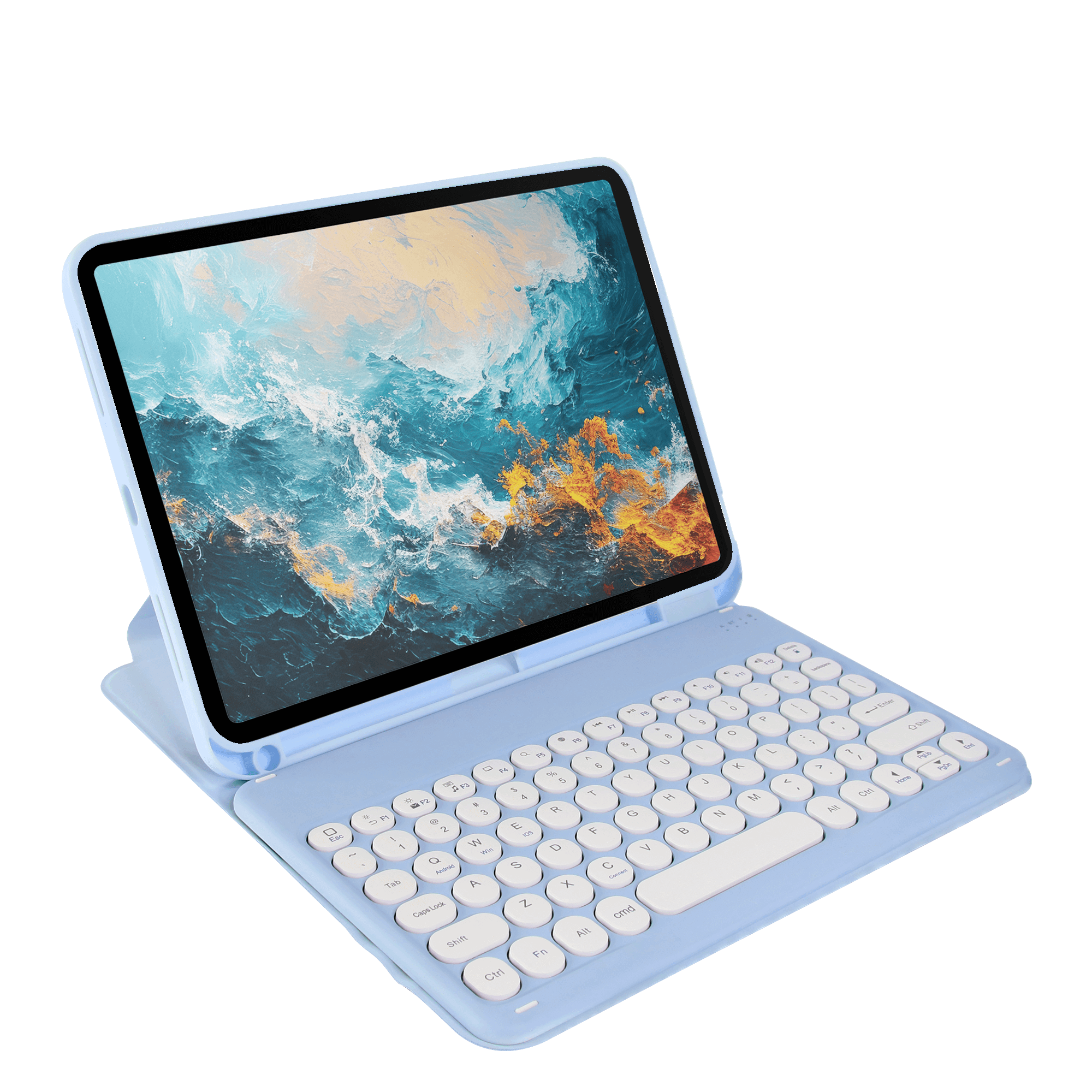 TechXtras 360° Screen Rotating Tablet Case iPad 10.9'' - Blue