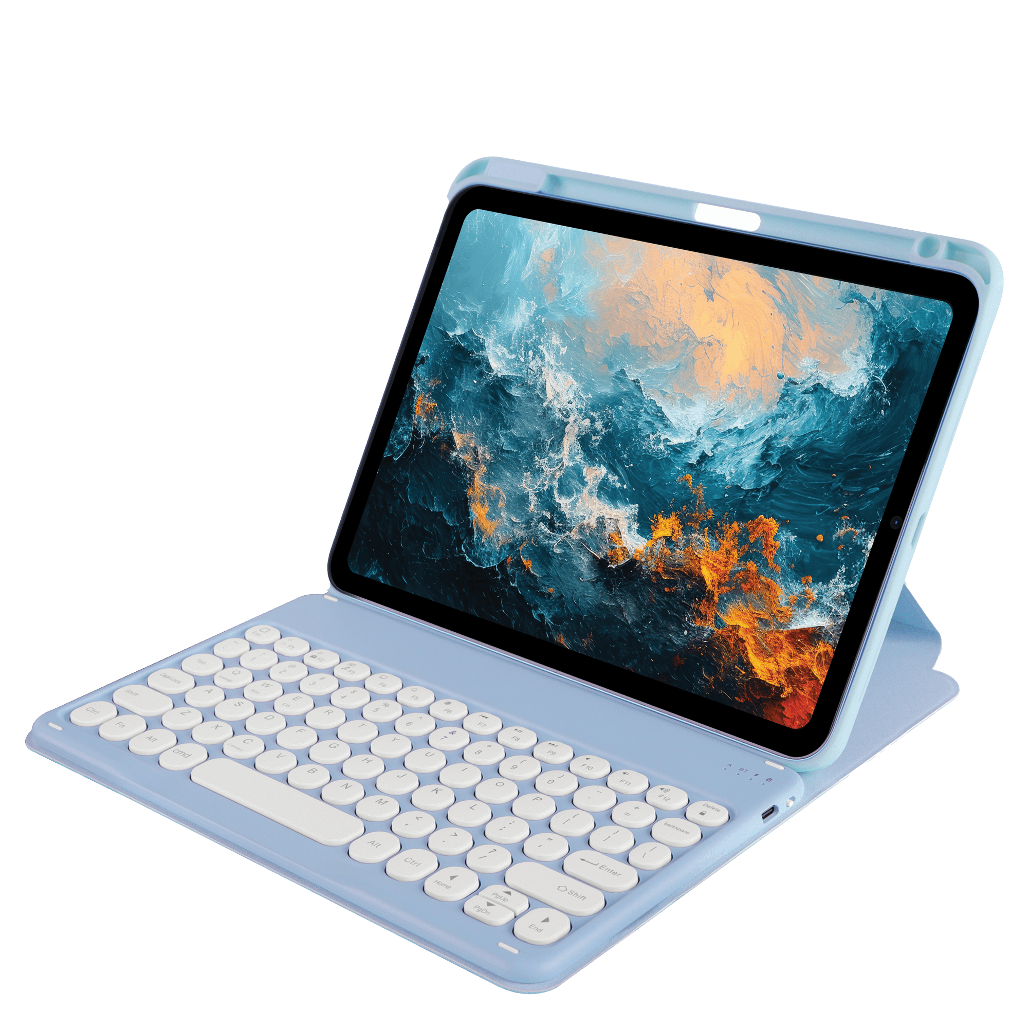 Crest TechXtras 360° Screen Rotating Tablet Case iPad 10.9'' - Blue