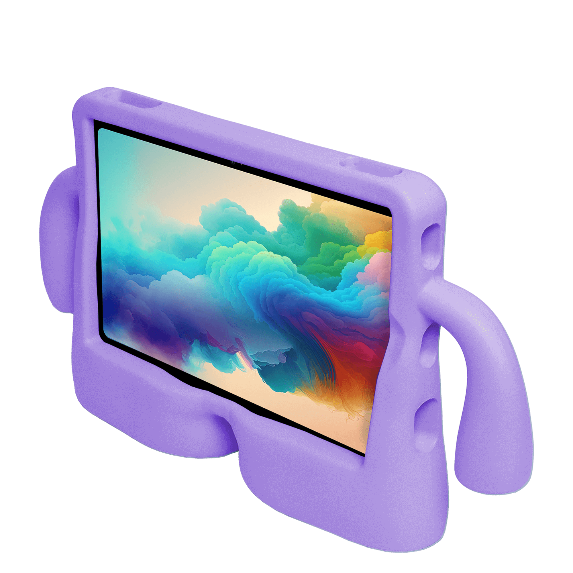 Crest TechXtras Portable Bumper Tablet Case iPad 10.2" - Lavender