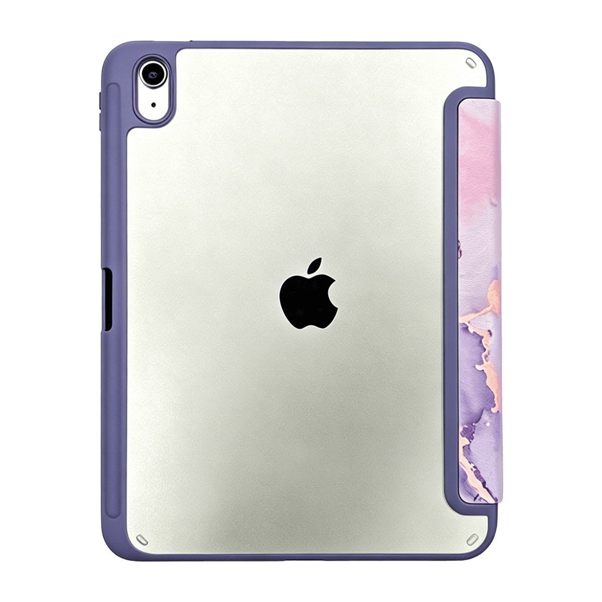 TechXtras Tablet Case Folio iPad 11" A16/10.9" 10th Gen - Marble Lavender