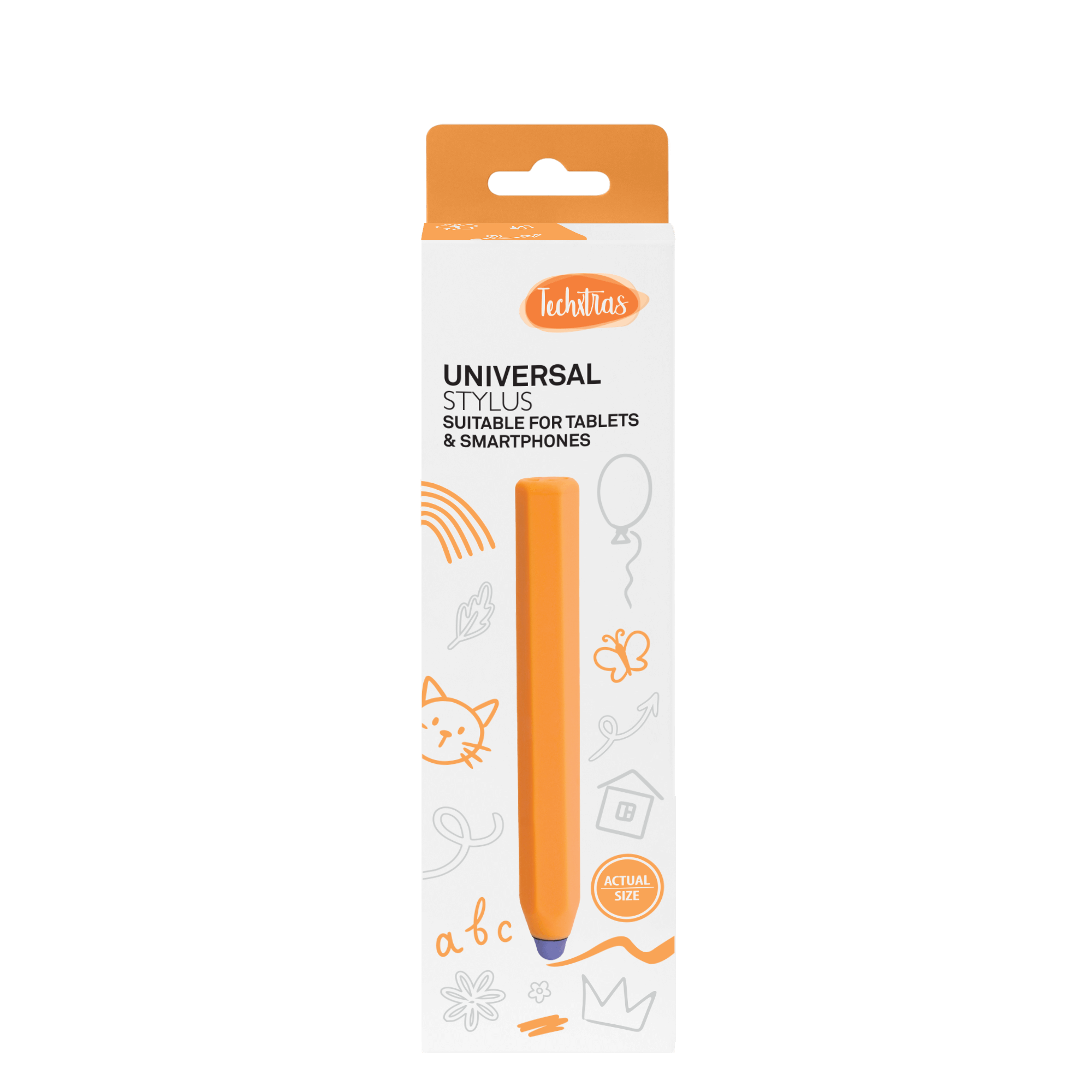 TechXtras Universal Stylus Pen Orange