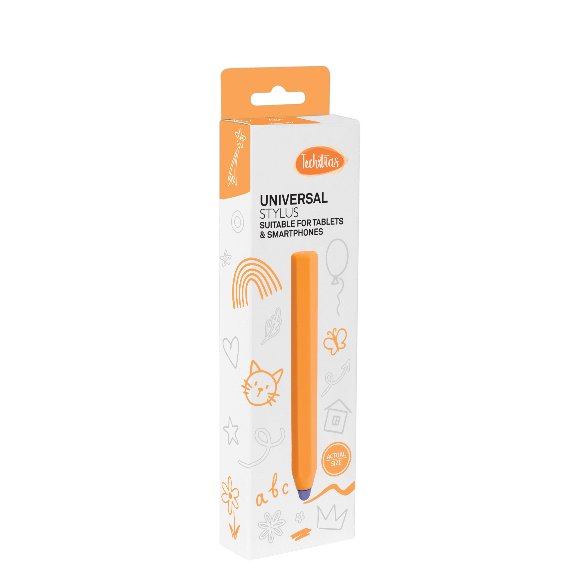 TechXtras Universal Stylus Pen Orange