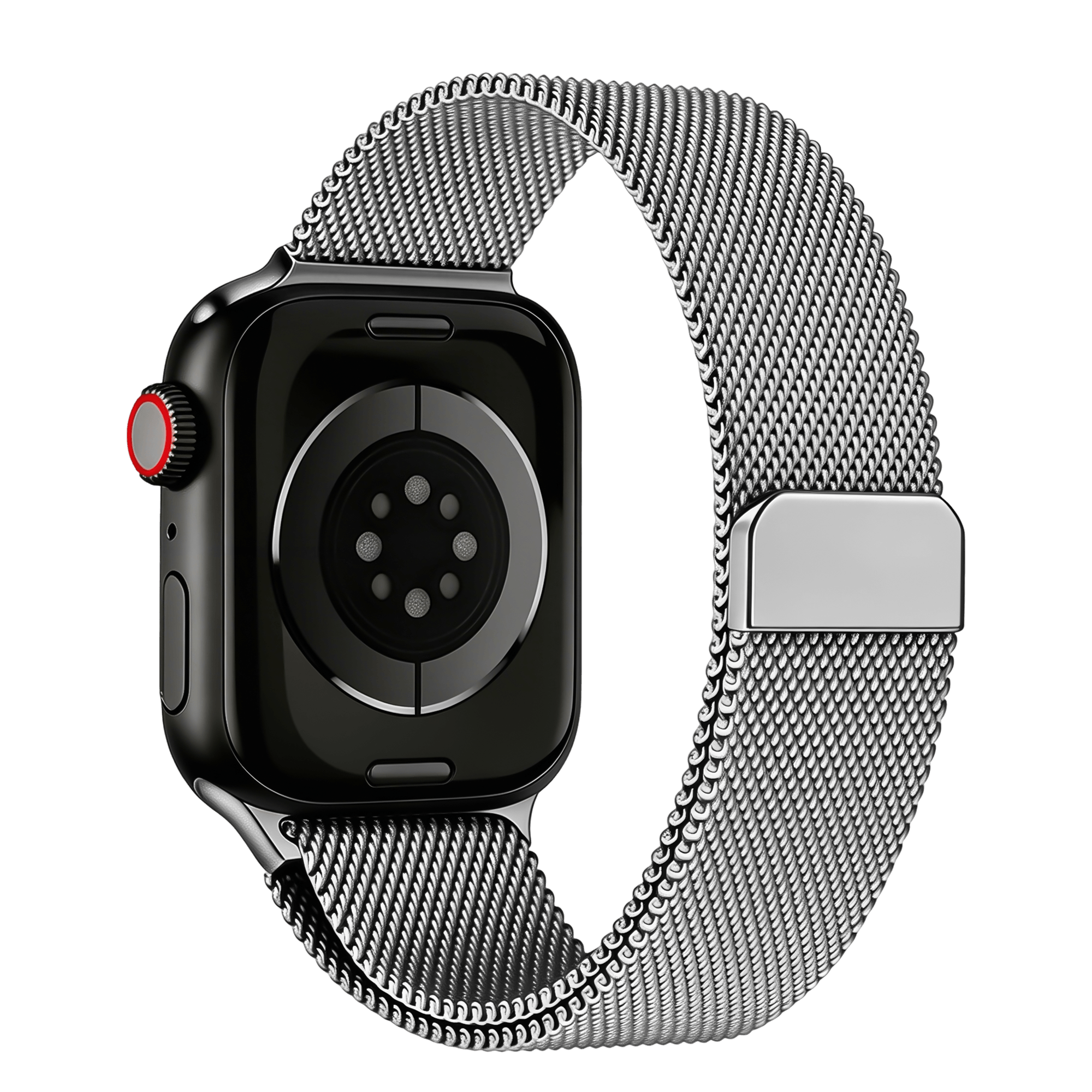 Crest Milanese Watch Strap 38-41mm Silver