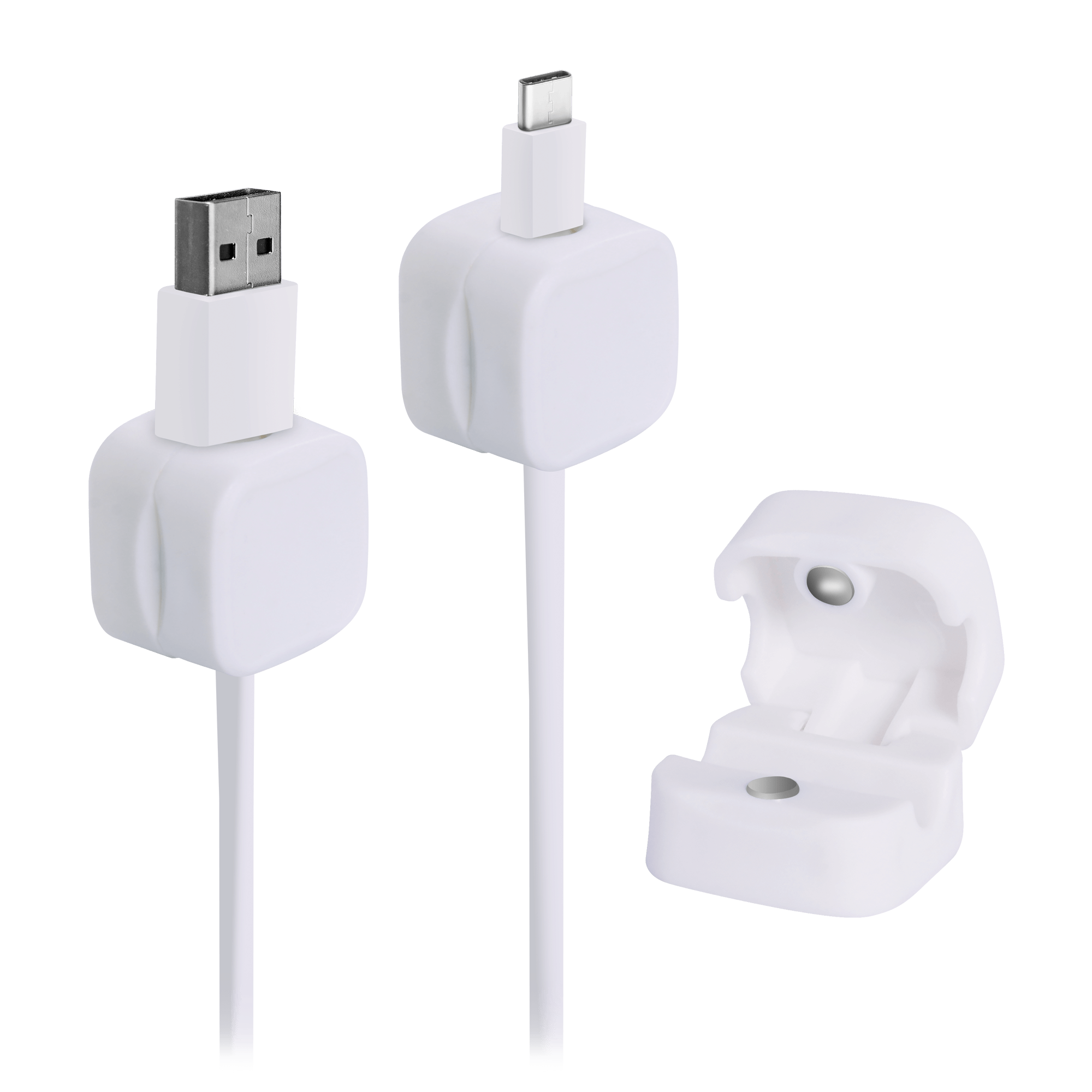 Cable Organiser with Magnetic Clip Multi-Pack