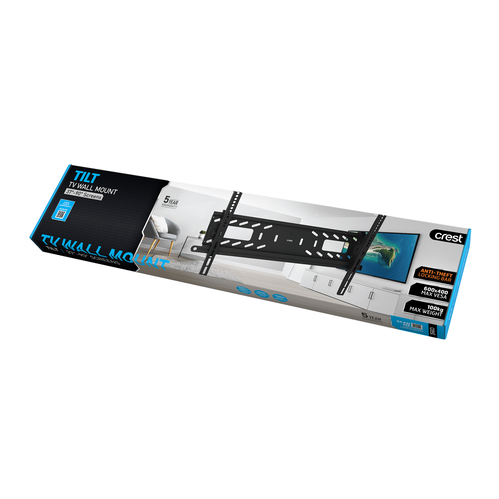 Tilt Motion TV Wall Mount - 37" - 90"