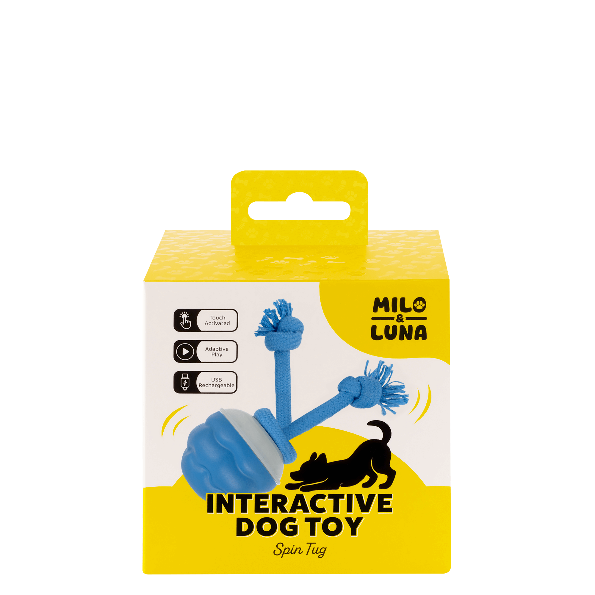 Interactive Dog Toy Spin Tug