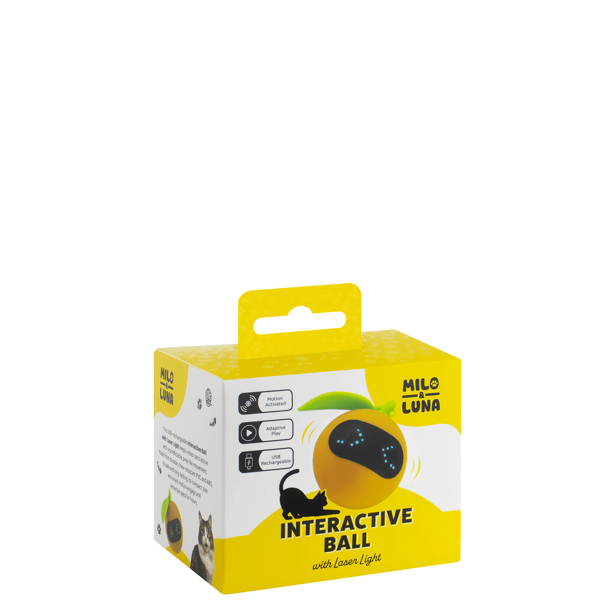 Interactive Ball with Laser Light