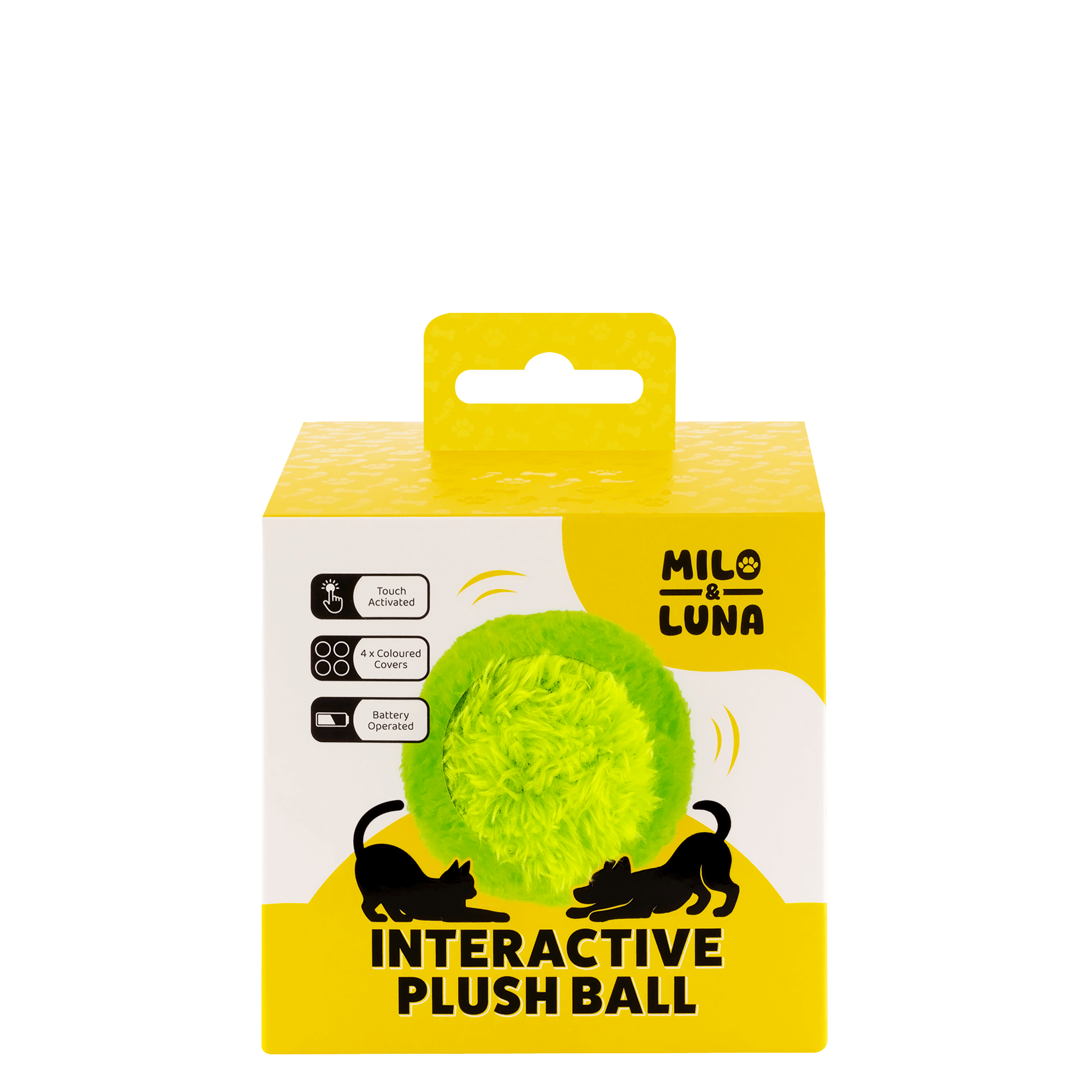 Interactive Dog Toy Plush Ball