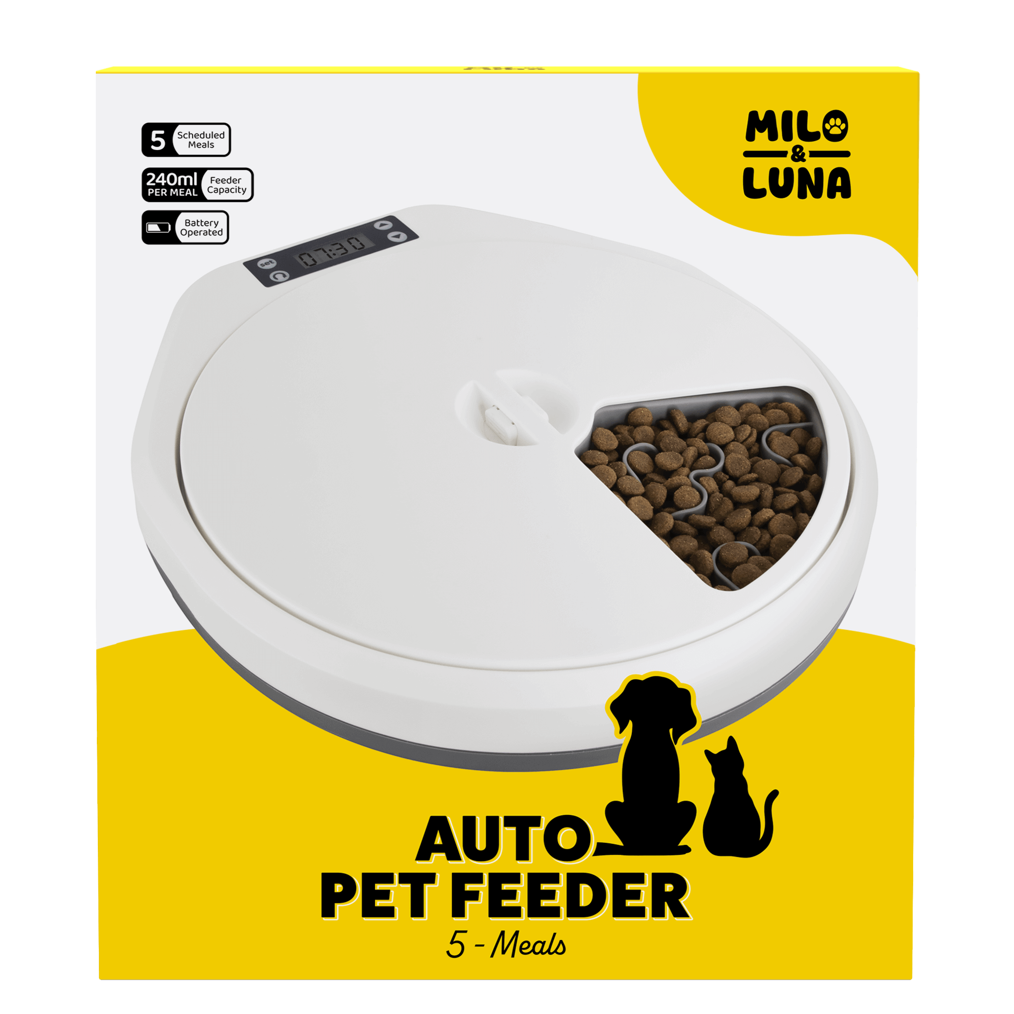 Auto Pet Feeder 5 Meals