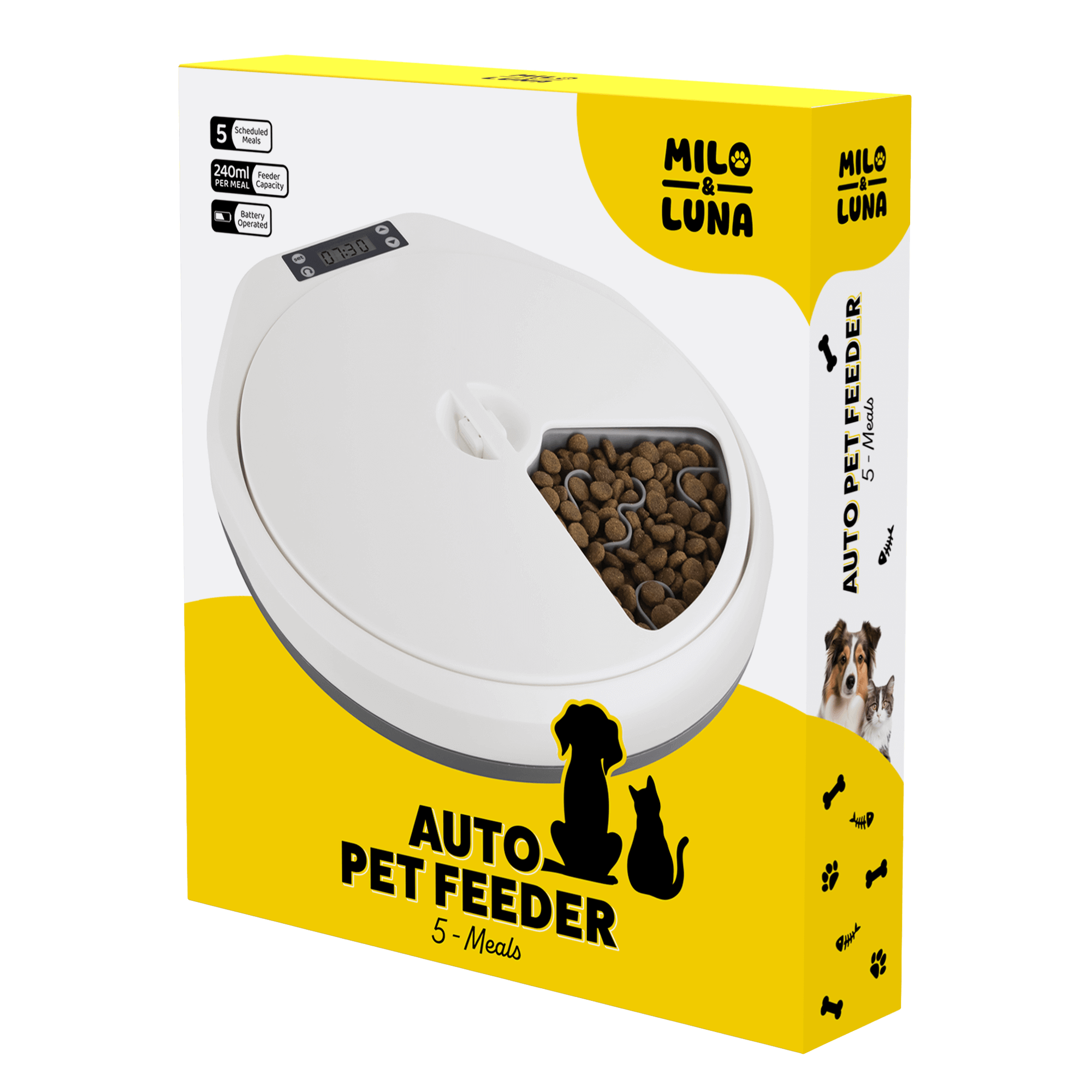 Auto Pet Feeder 5 Meals