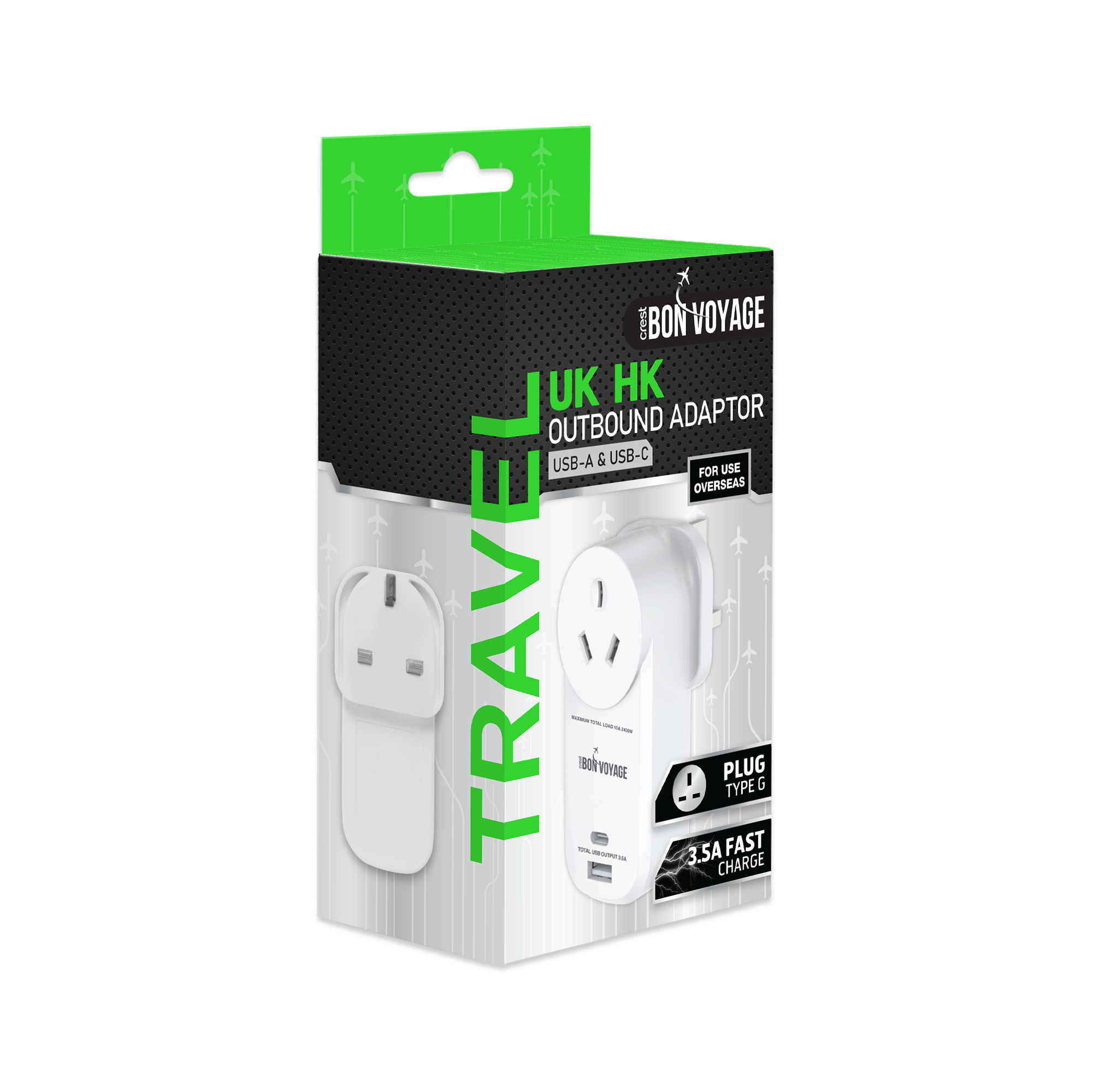 Bon Voyage UK HK Outbound Adaptor