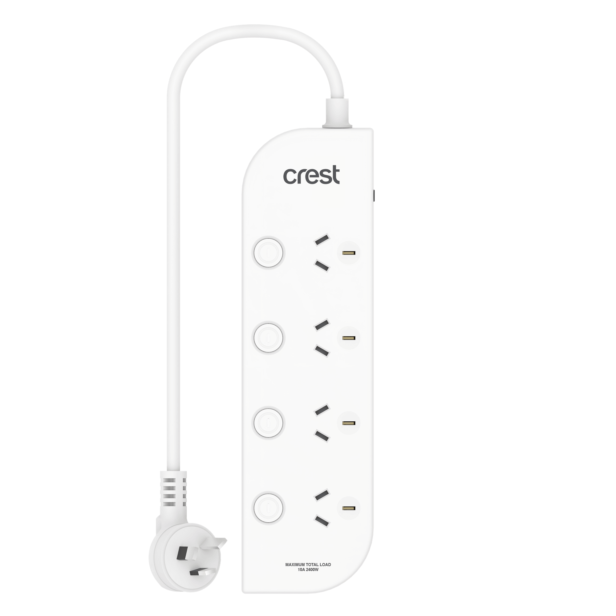 Power Board 4 Sockets Switched