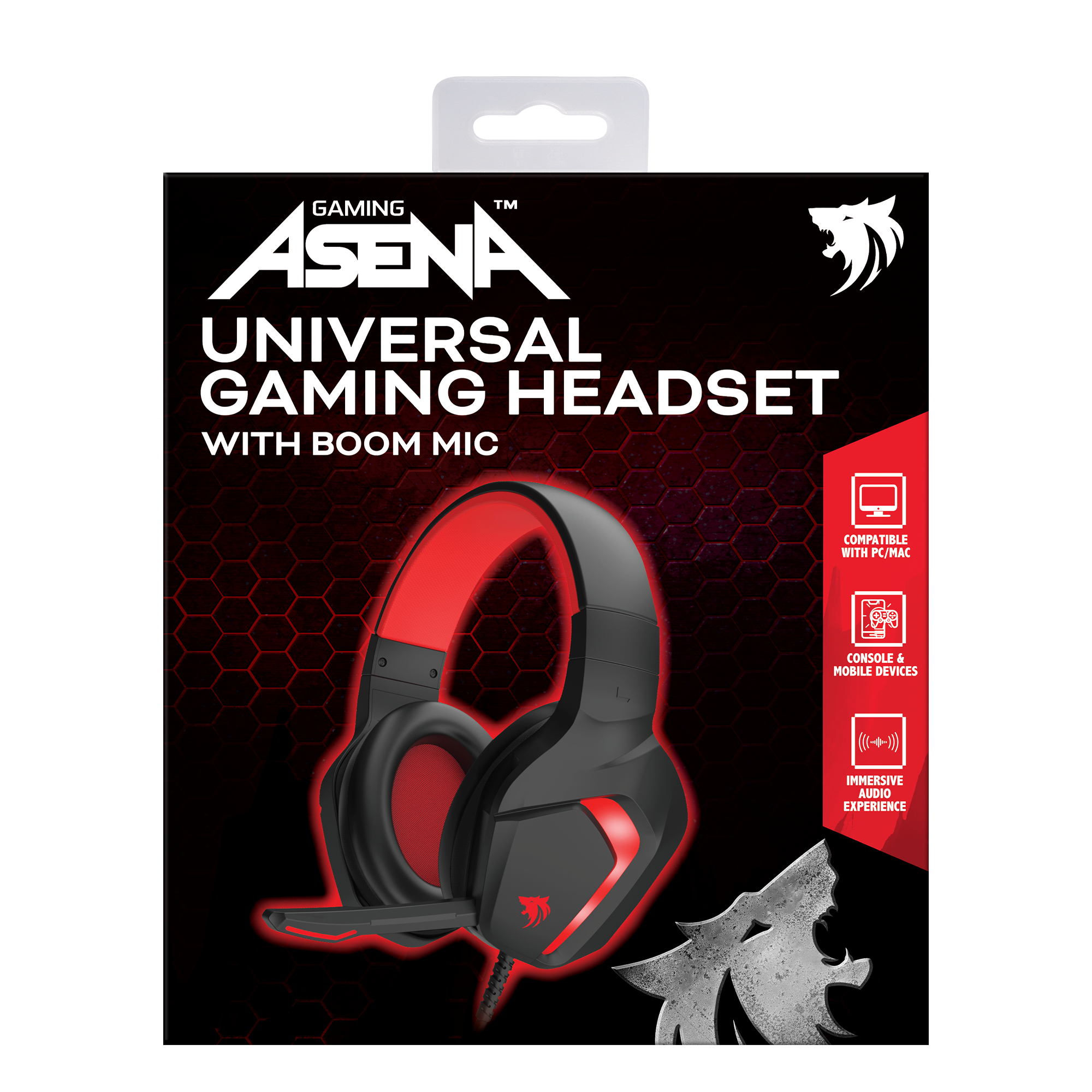 Asena Gaming Headset With Boom Mic