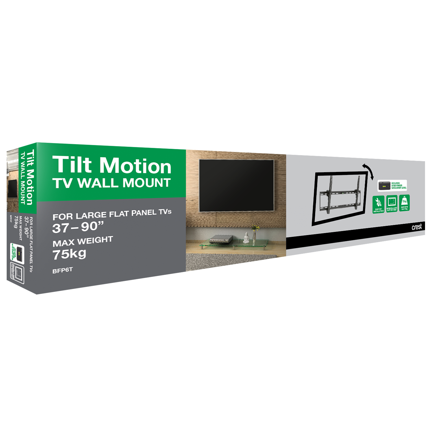 Tilt Action TV Wall Mount 37" - 90"