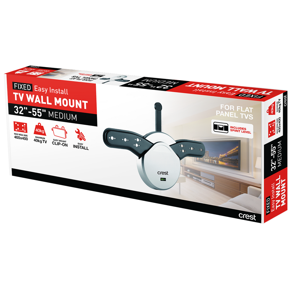 Fixed TV Wall Mount Easy Install 32" 55"