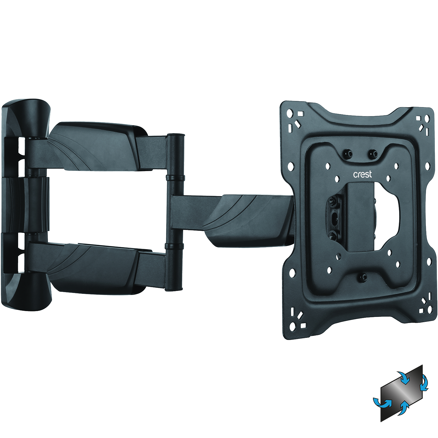 Full Motion TV Wall Mount Superior Control - 23" - 47"