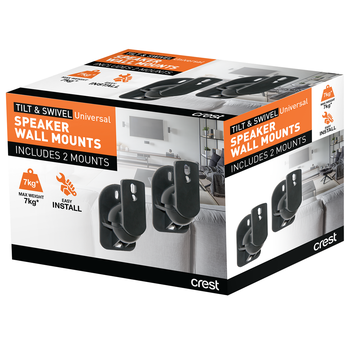 Speaker Wall Mounts 7kg