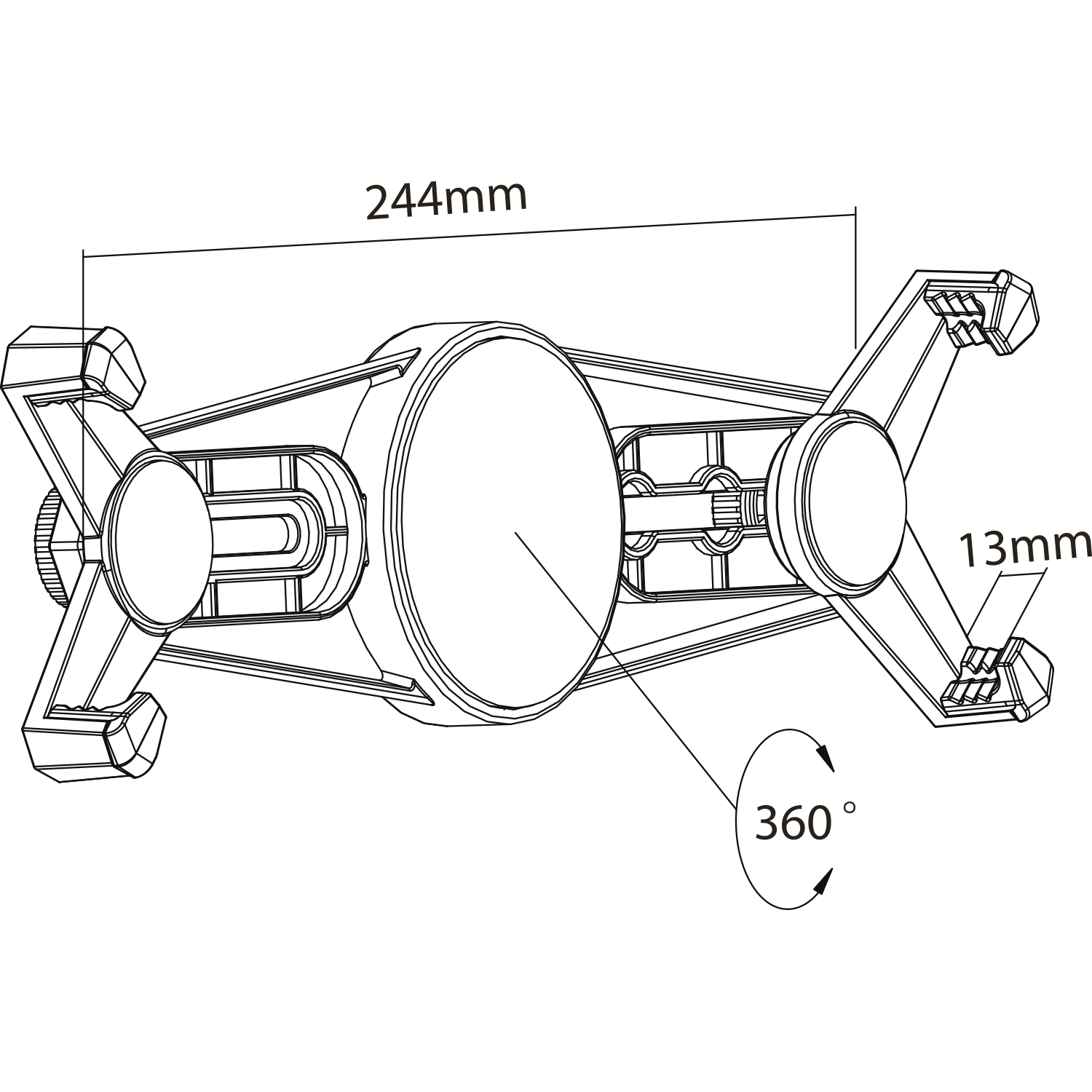 Tablet Wall Mount - 7" - 10.4"