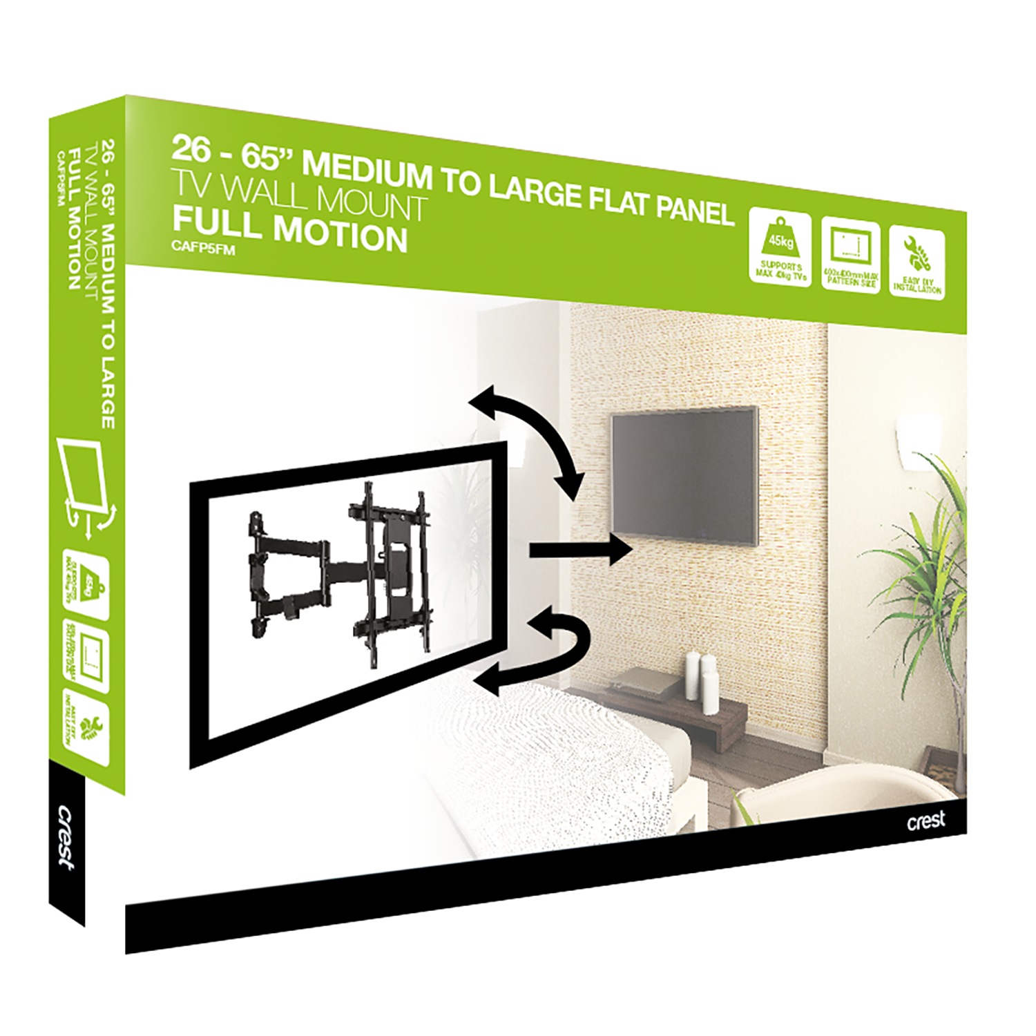 Full Motion TV Wall Mount - 26" - 65"