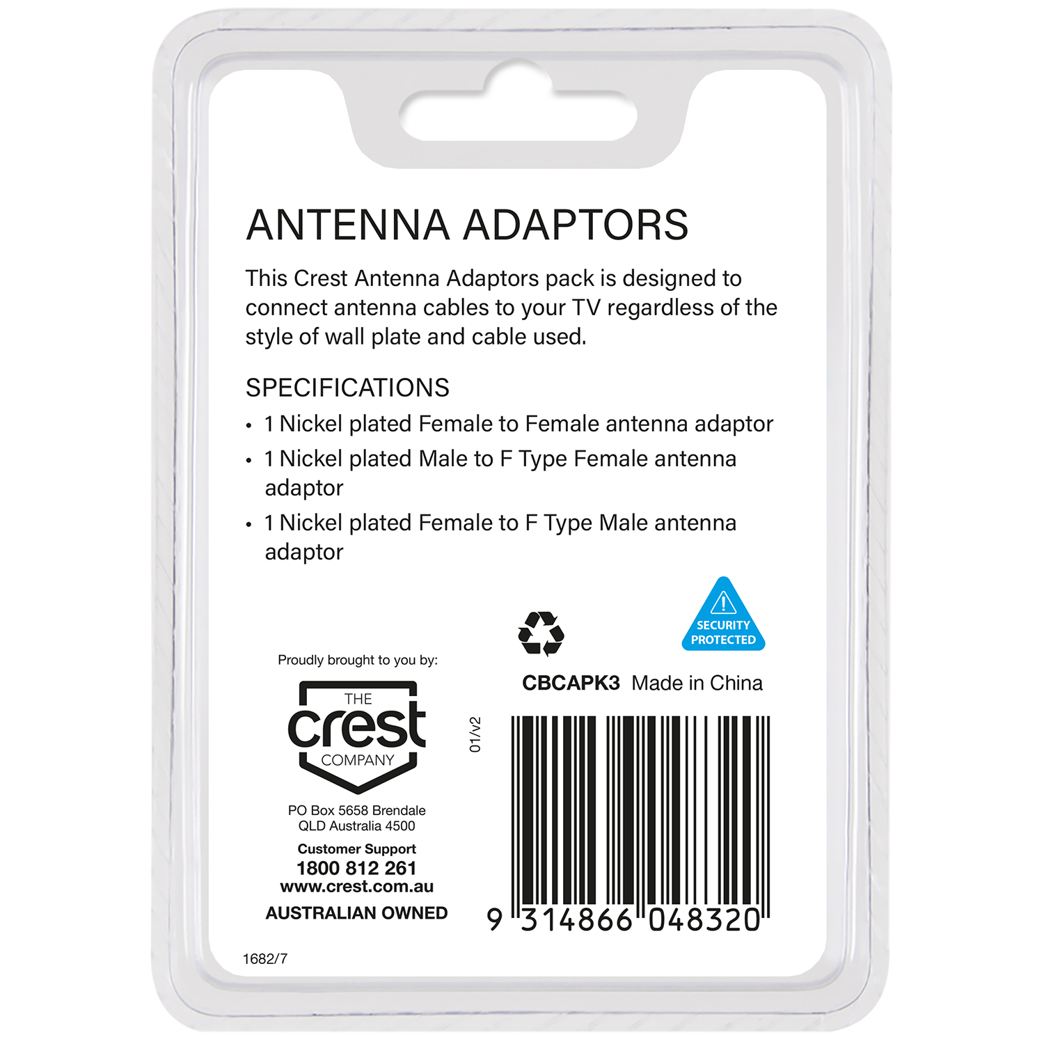 Antenna Adaptor - 3 Pack