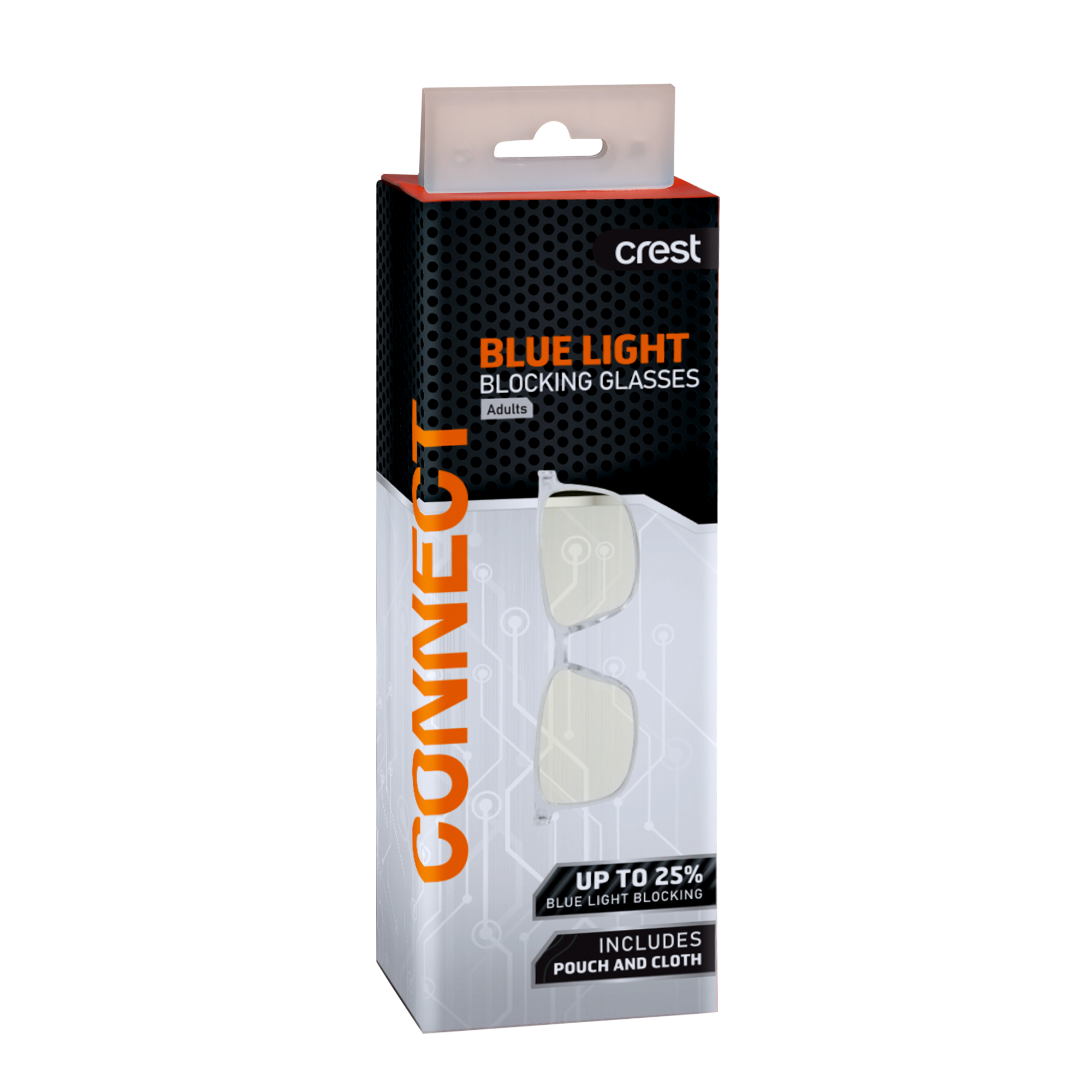 Blue Light Blocking Glasses - Clear - Adult