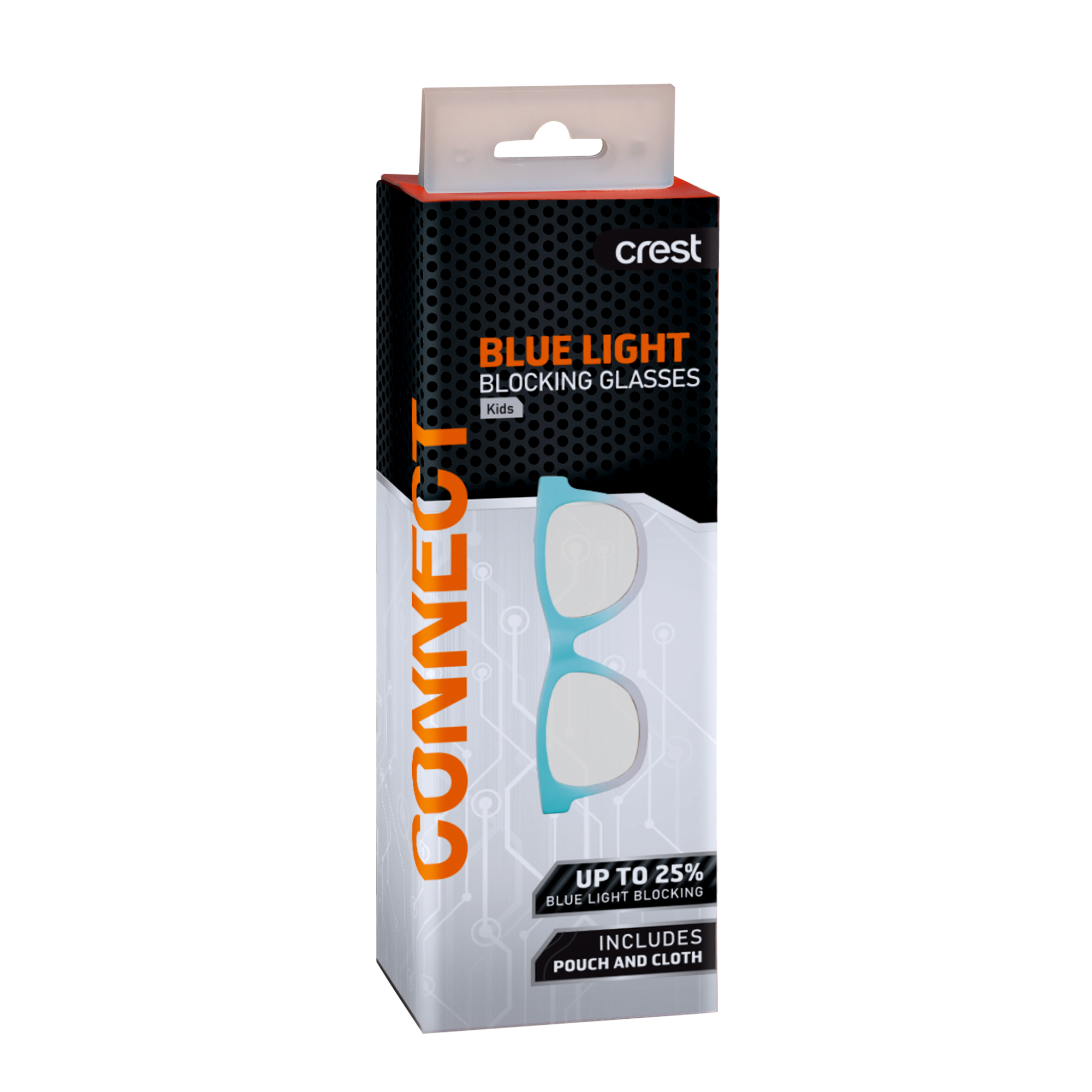 Spectacles Crest Blue Light Blocking Glasses - Blue - Kids – The Crest Company