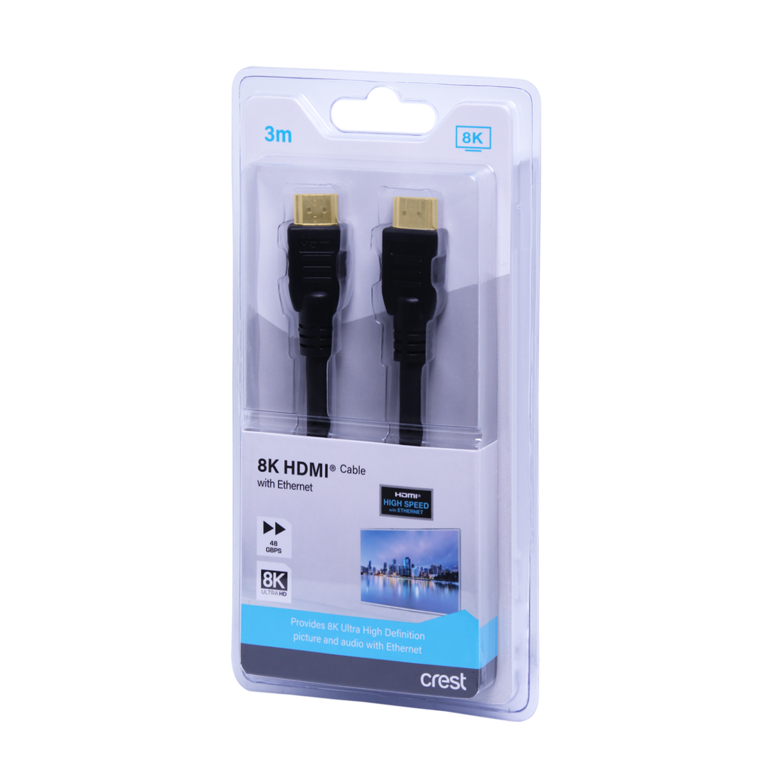 8K HDMI Cable With Ethernet 48Gbps 3M