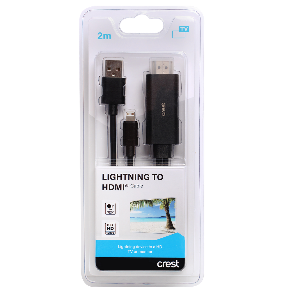 Lightning to HDMI 2M