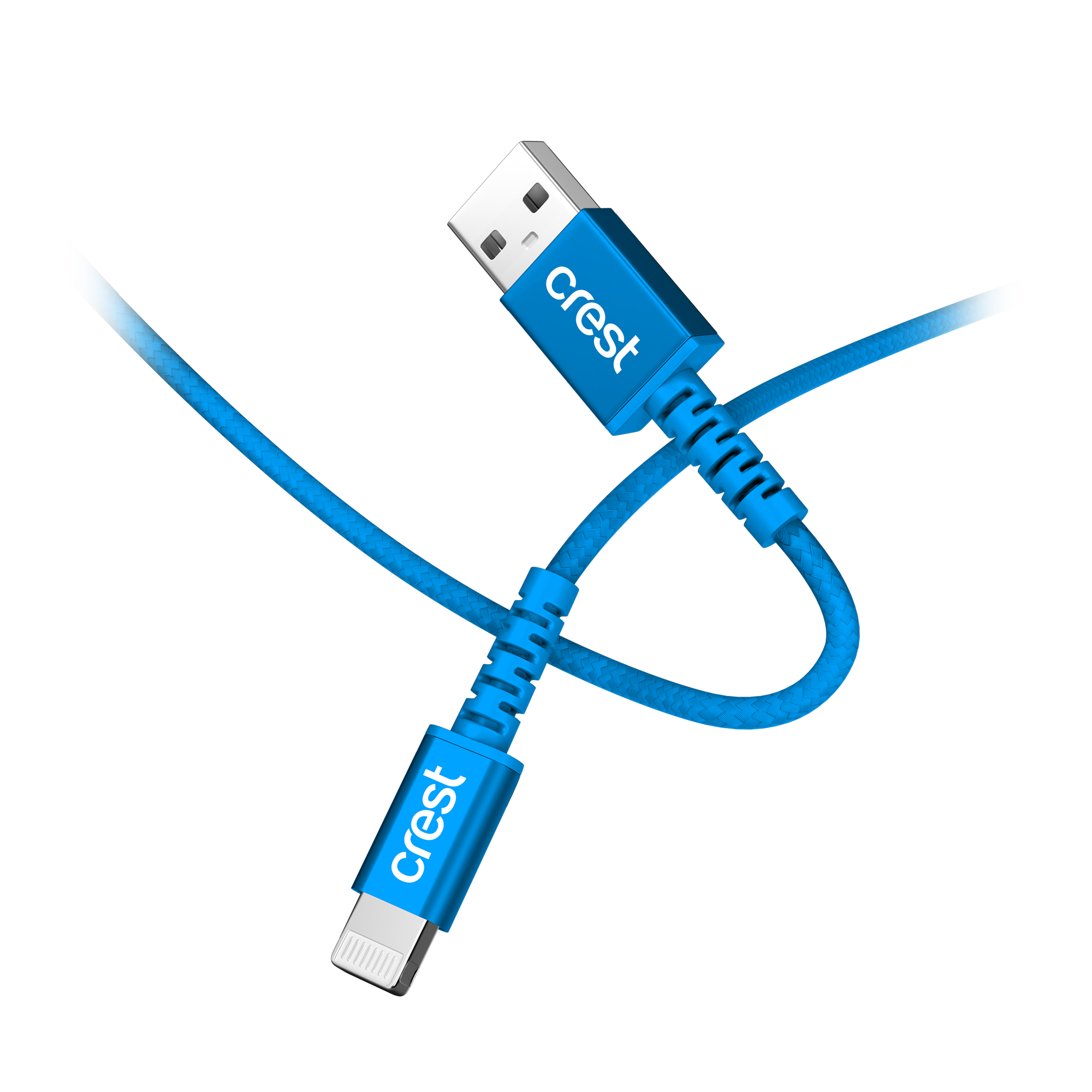 Lightning to USB-A Braided Cable 1.5M - Blue