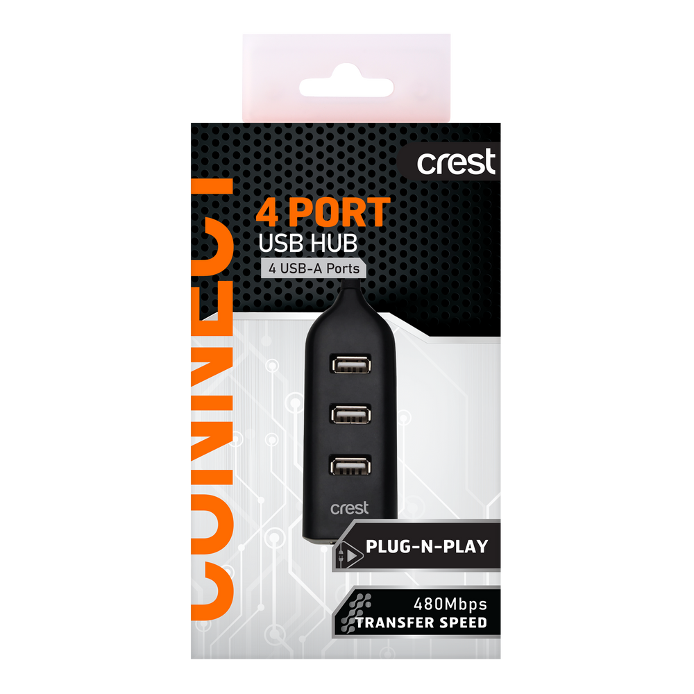 4 Port USB Hub