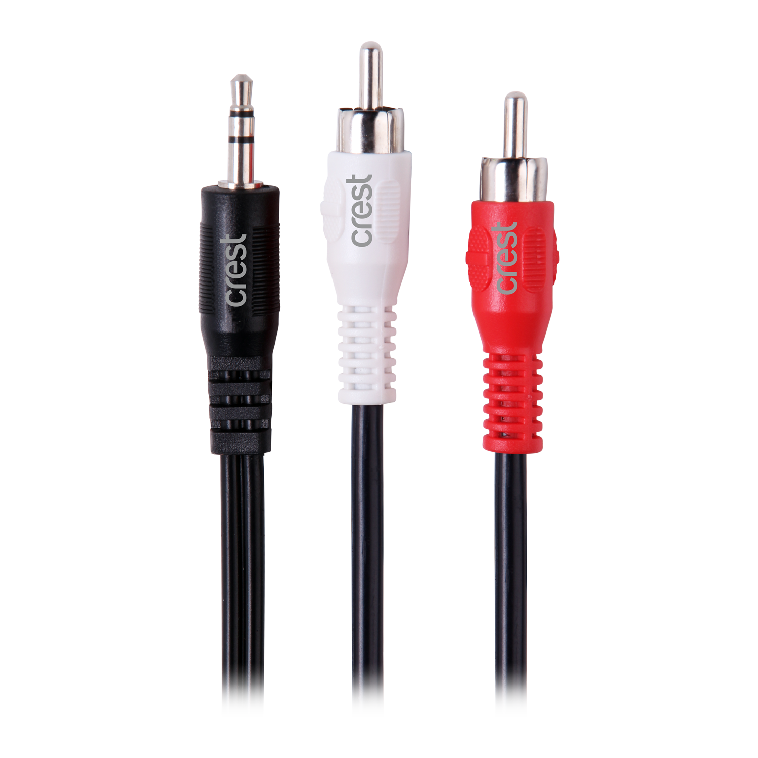 Stereo Audio Cable 3.5mm Plug To 2 x RCA Plugs 1.5M