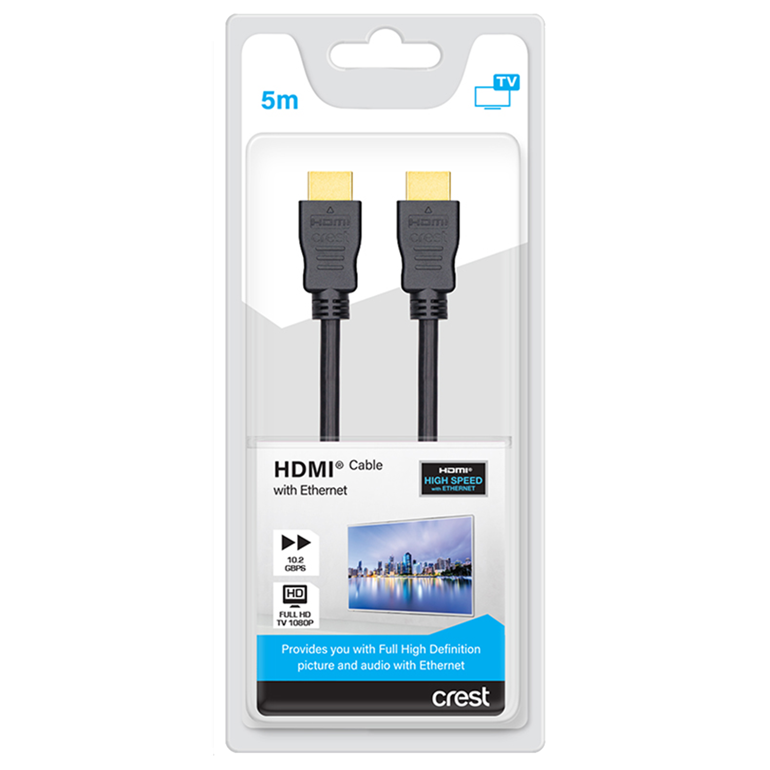 HDMI Cable With Ethernet 10.2Gbps 5M