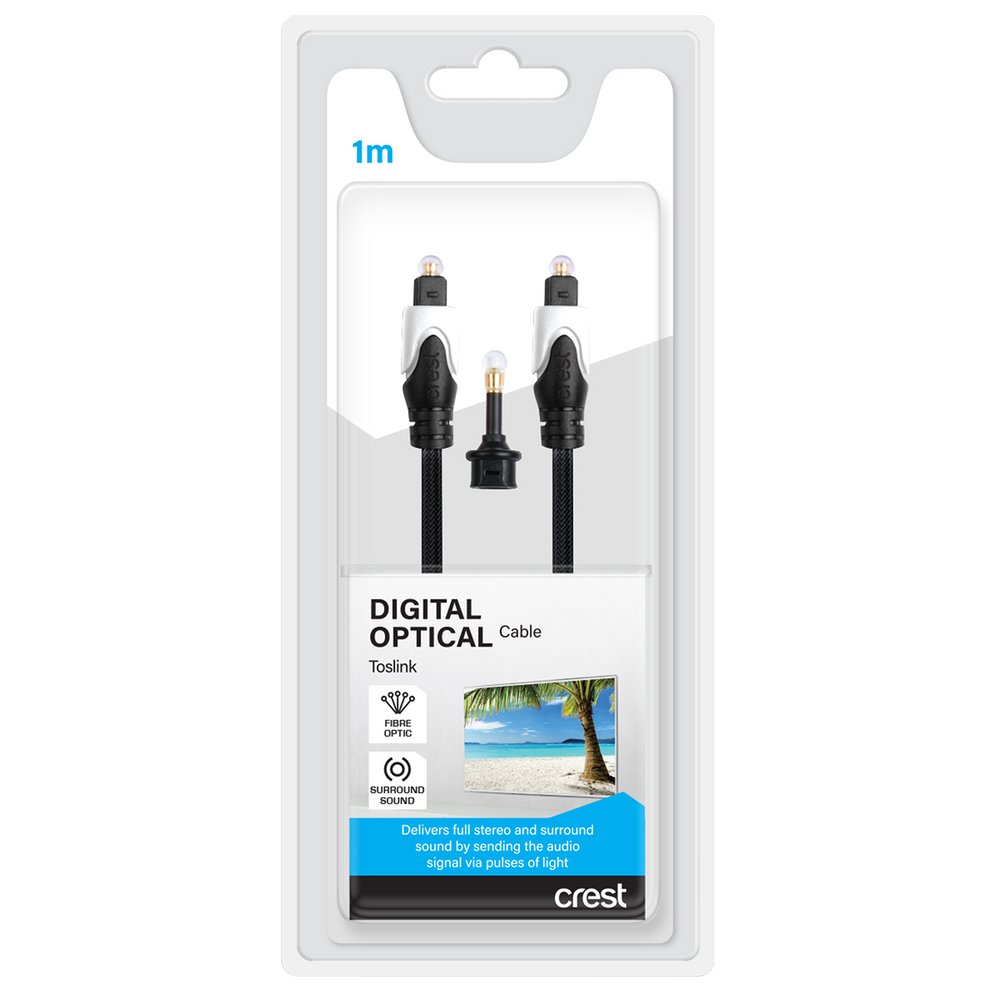Digital Optical Toslink Cable 1m