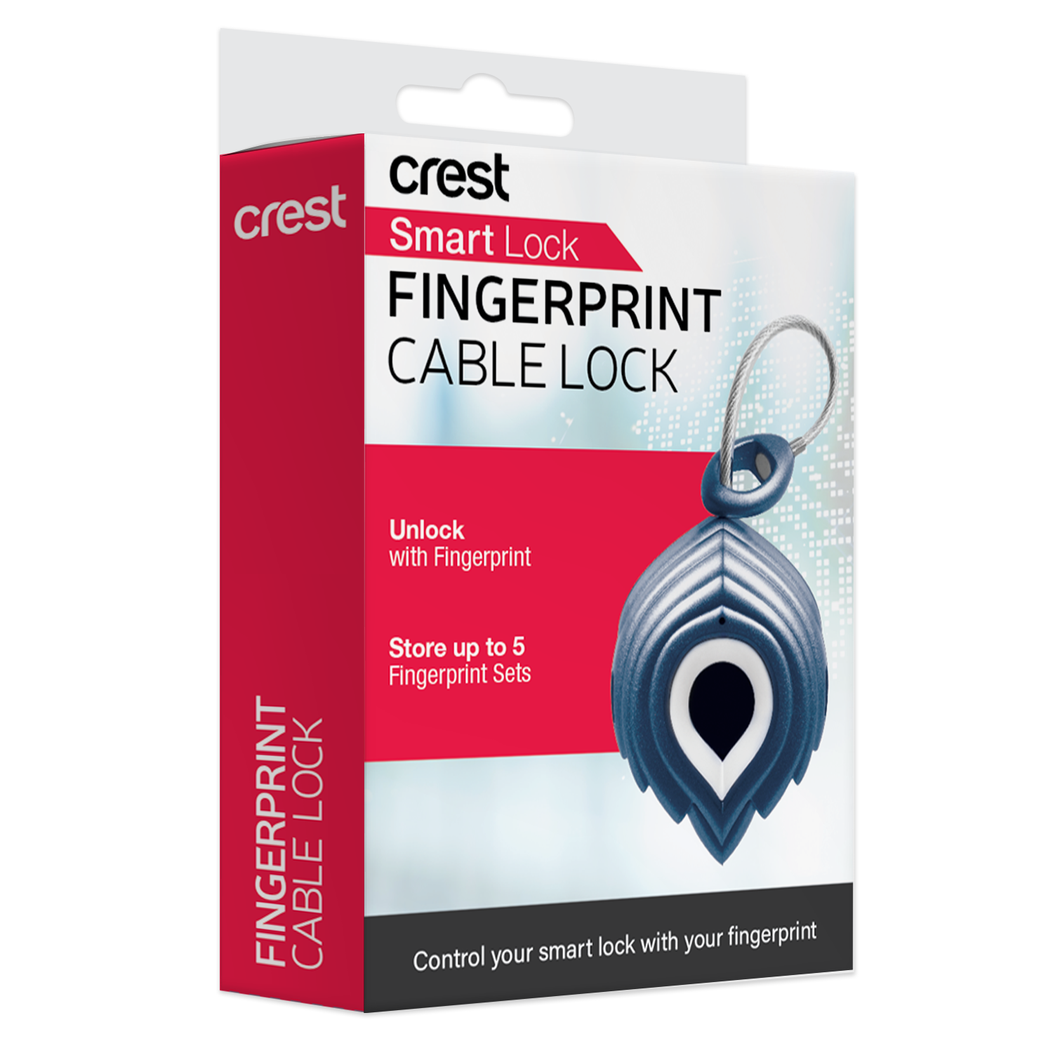 Smart Fingerprint Cable Lock