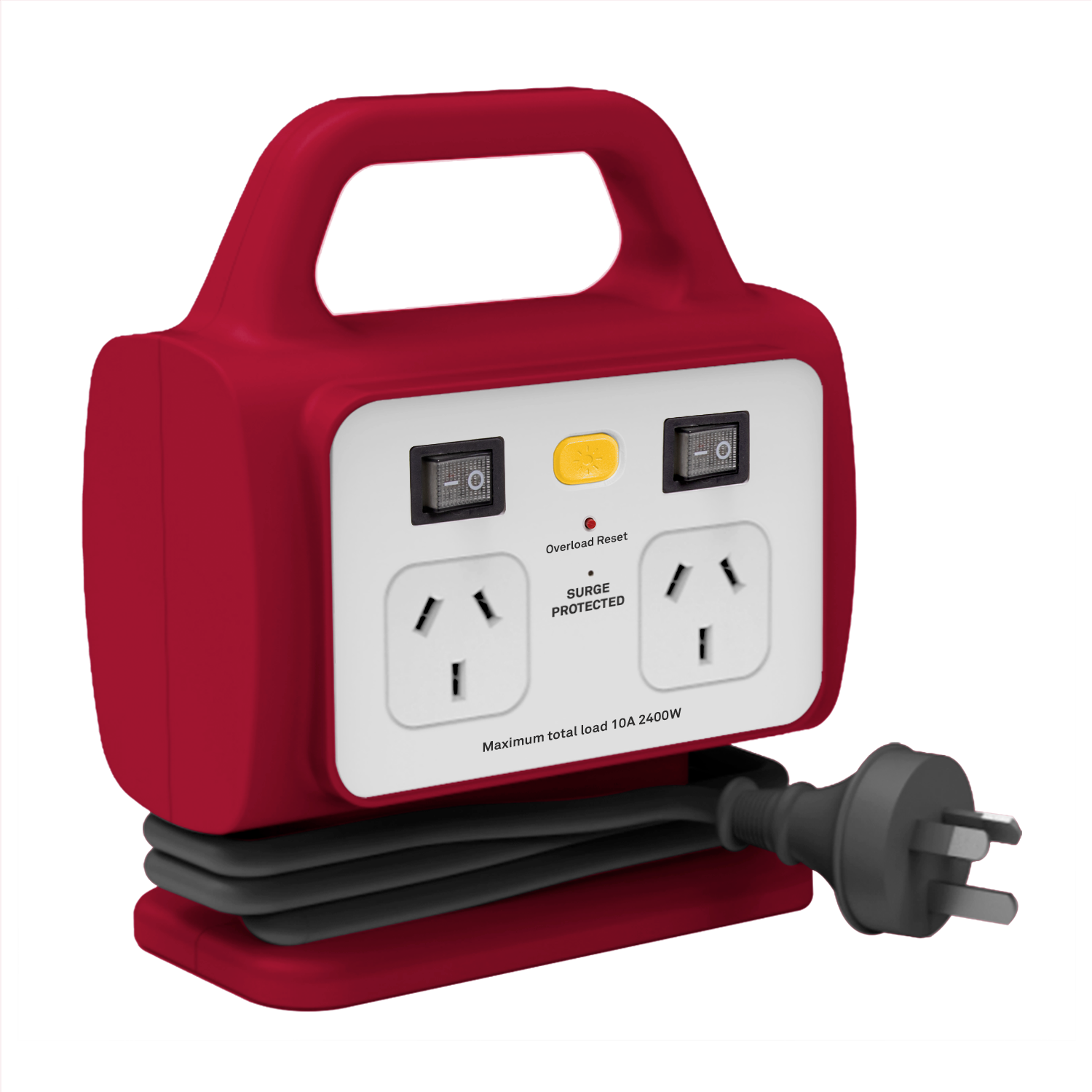 Tool Guardian 2 Way Power Block with Light - Red
