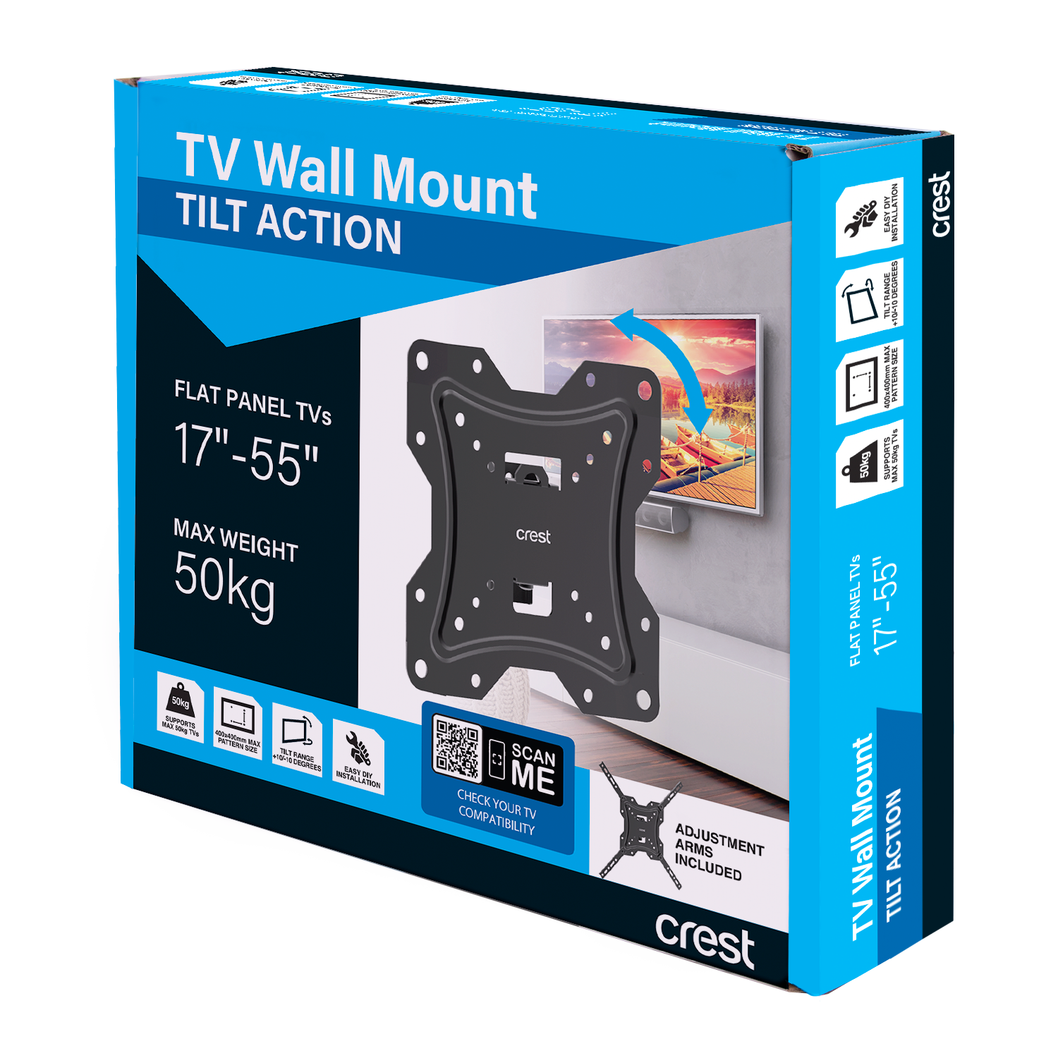 Tilt Motion TV Wall Mount - 17