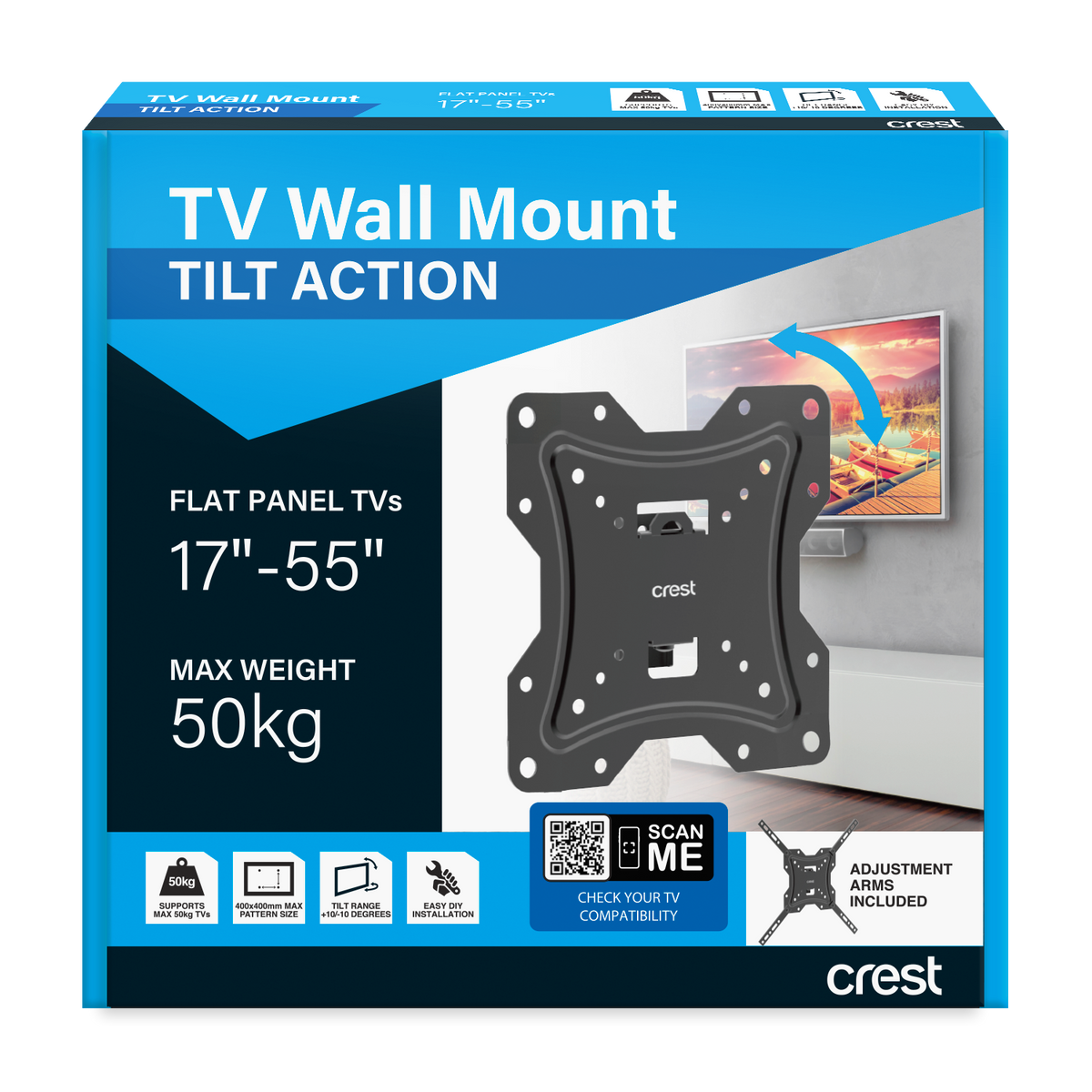 Tilt Motion TV Wall Mount - 17