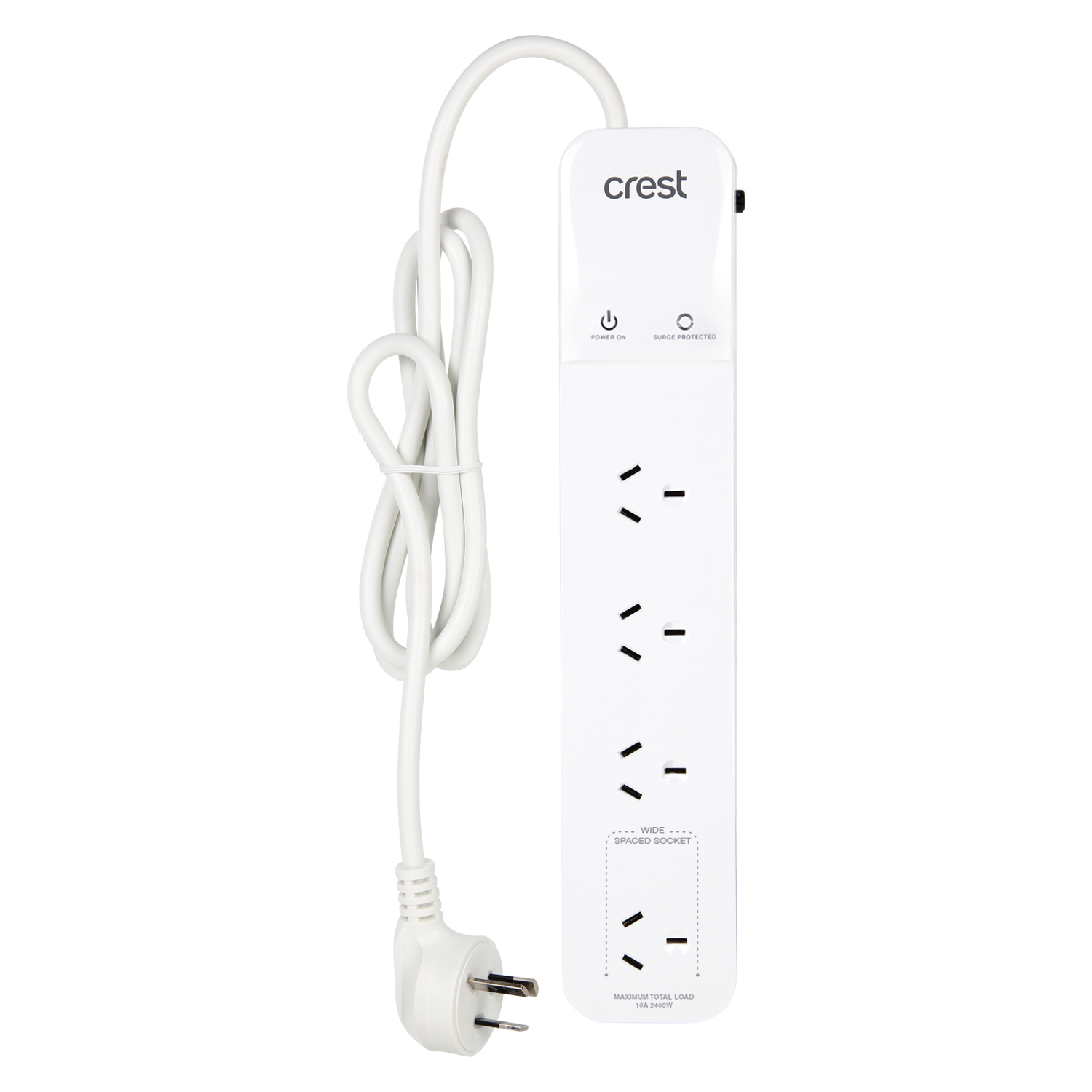 Power Board 4 Sockets with Surge Protection