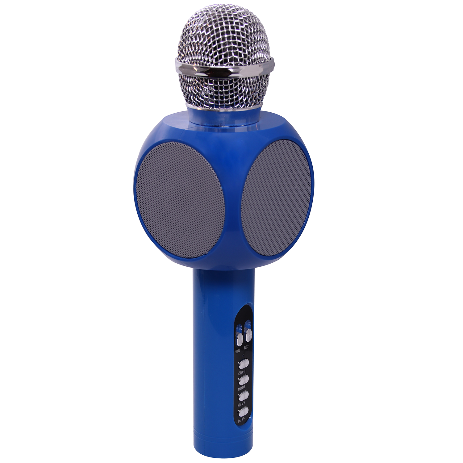 Microfono Itelsistem Karaoke Parlante Bluetooth MP3 SD Azul