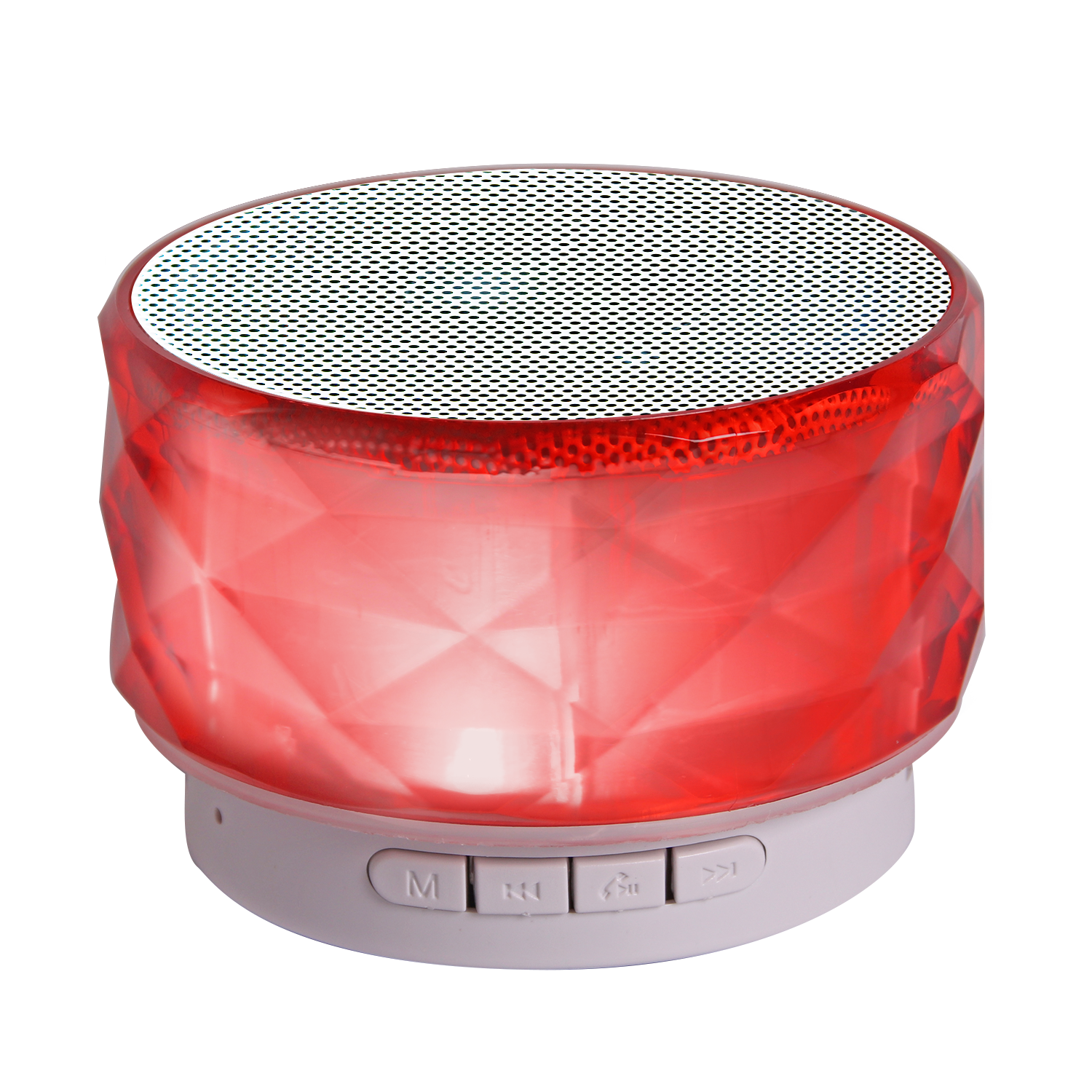 TechXtras Crystal Wireless Speaker - Red