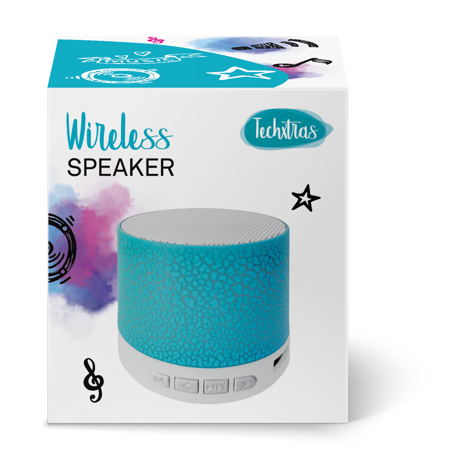 TechXtras Wireless Speaker - Blue