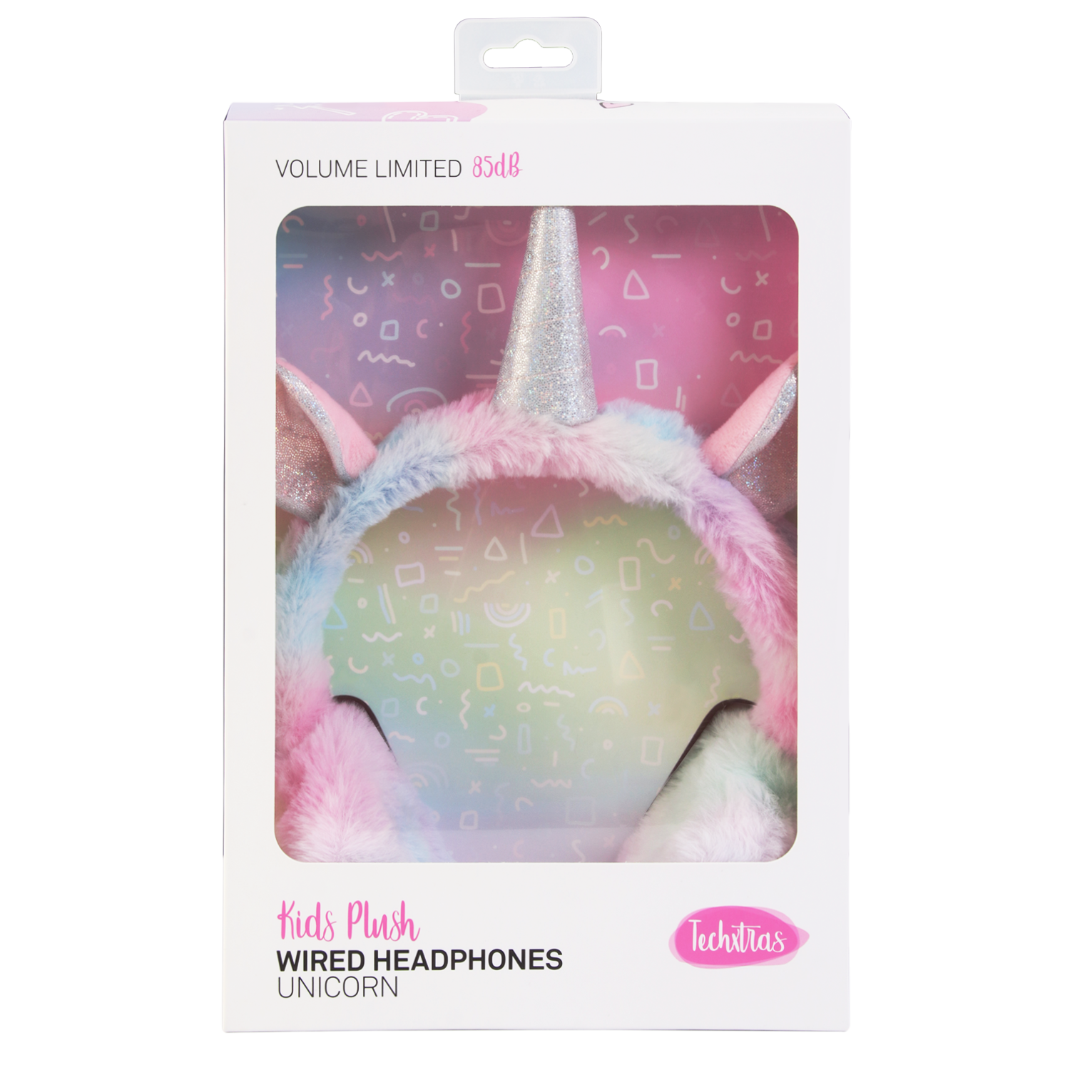 TechXtras Volume-Limited Wired Headphone - Unicorn