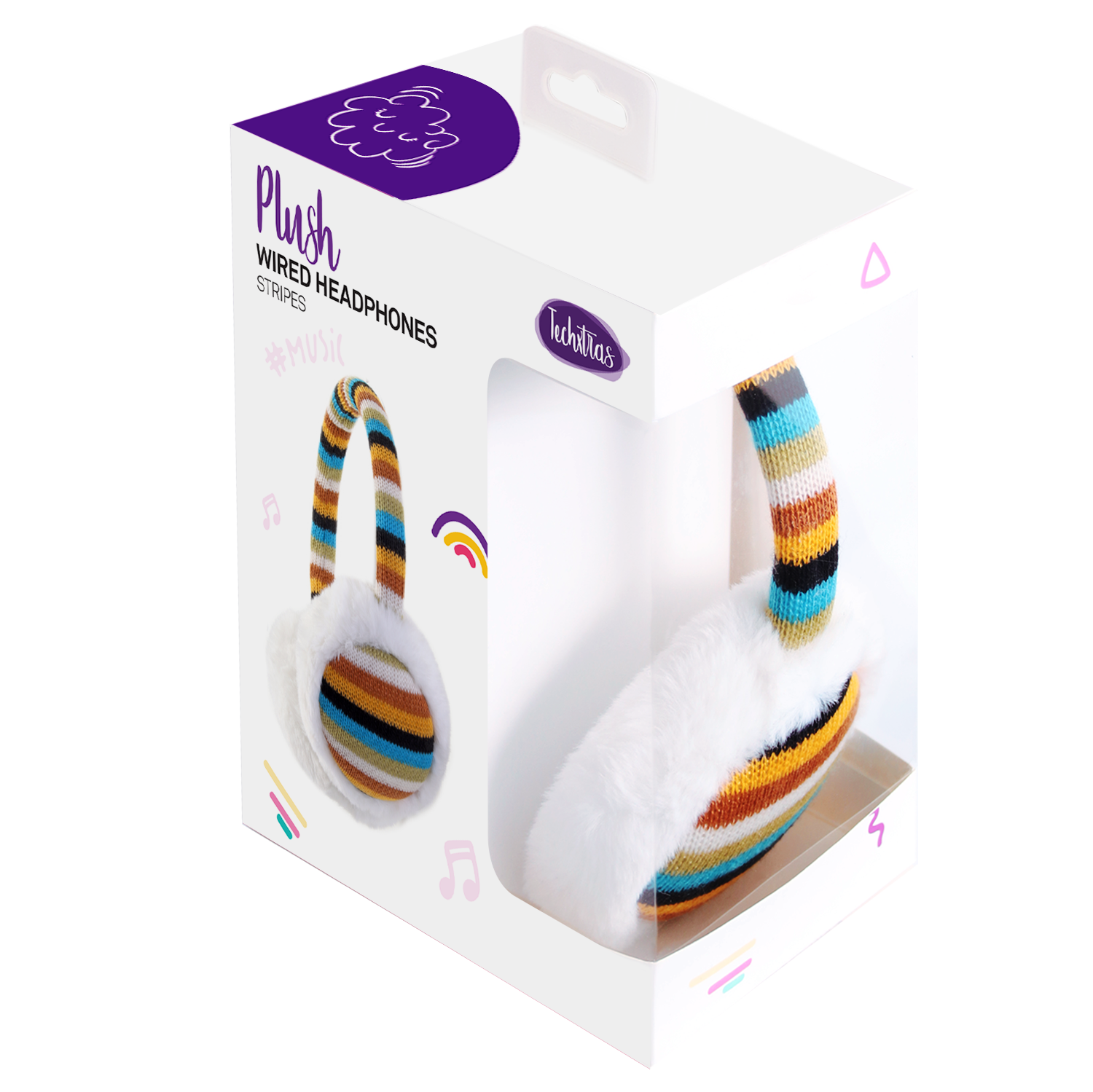 TechXtras Wired Headphone - Stripes