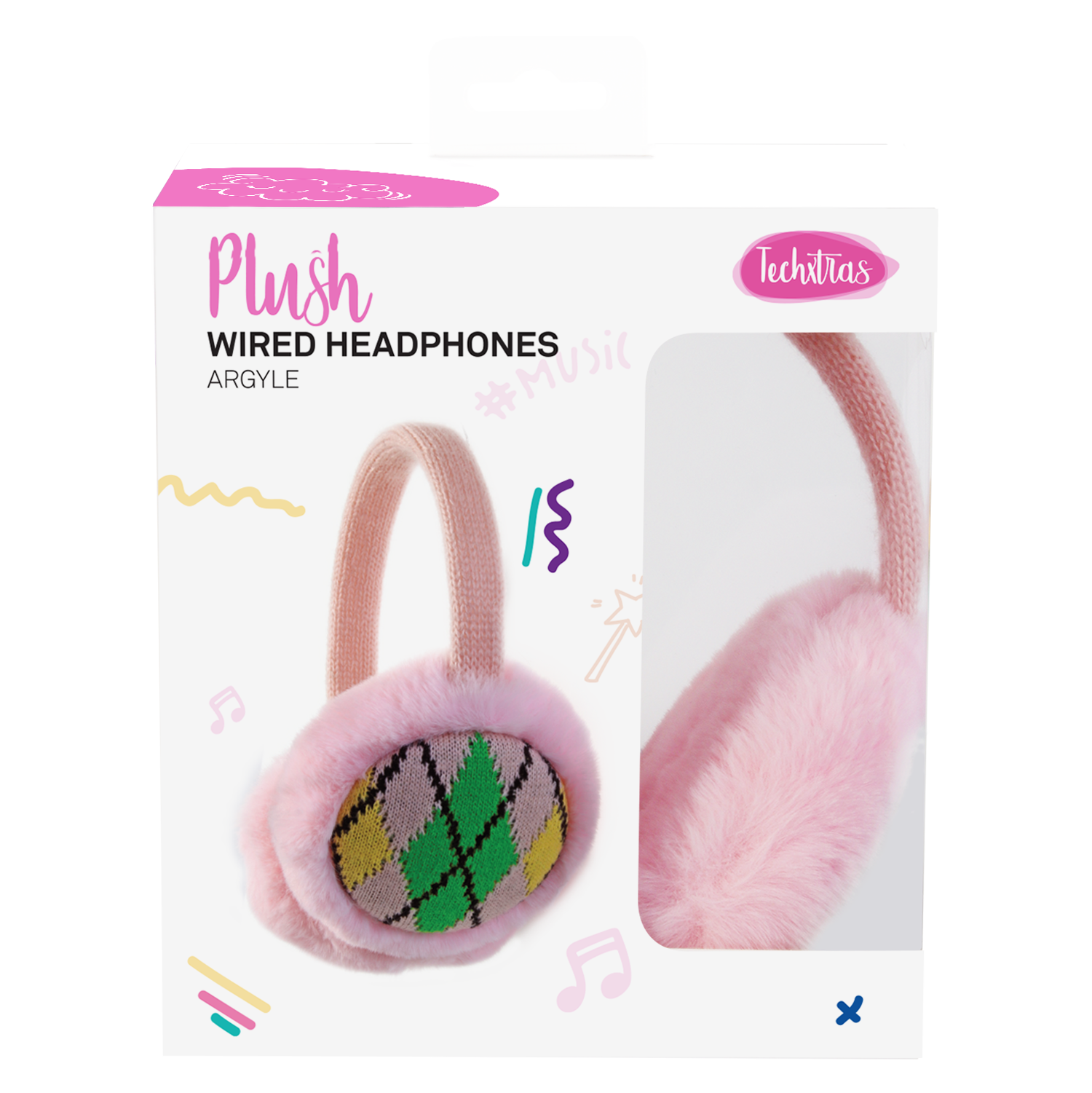TechXtras Wired Headphone - Argyle